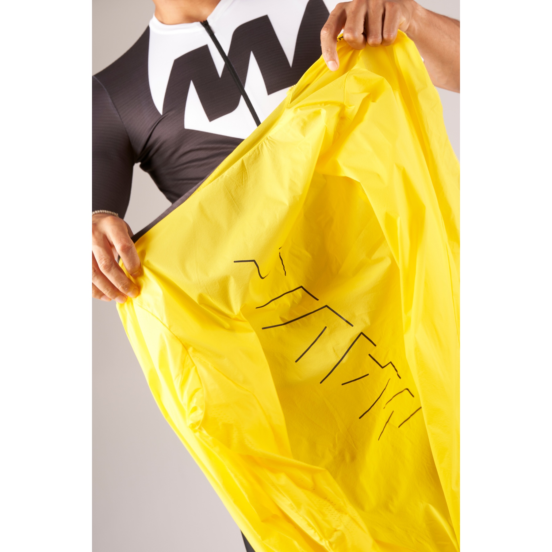 Veste Cyclisme Mavic Cosmic Wind - Homme M Jaune - Coupe-vent Légère, Neuve Avec étiquettes