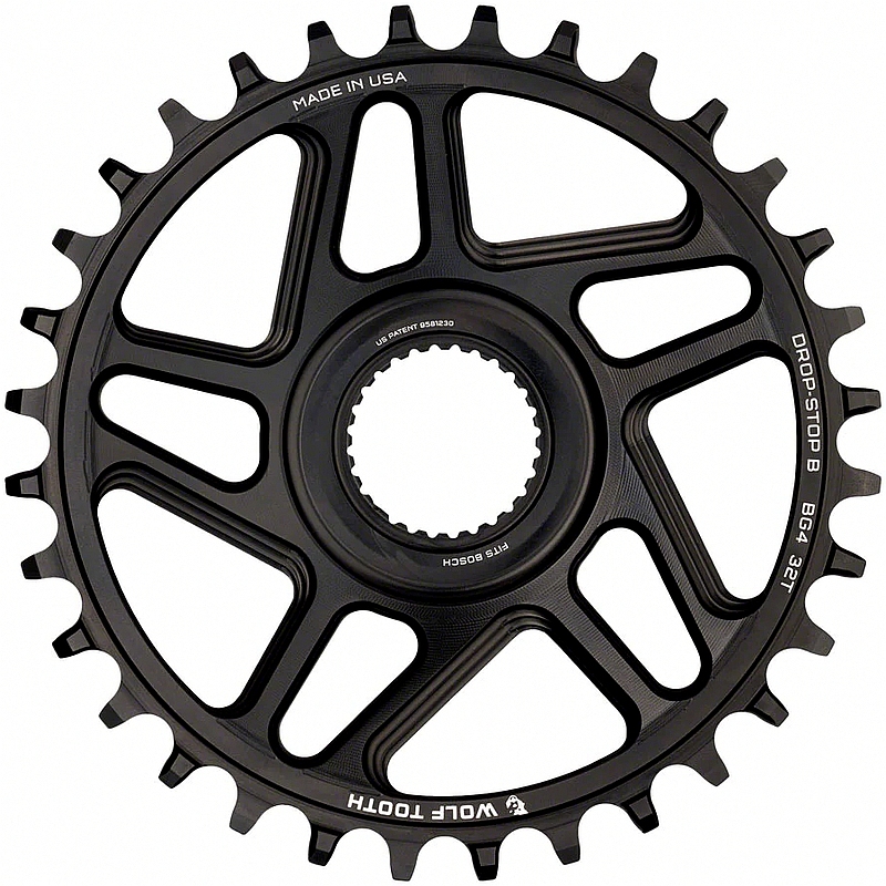 Picture of Wolf Tooth Bosch Gen.4 Direct Mount Chainring | Drop-Stop B - black