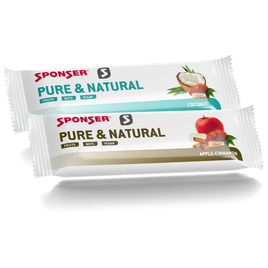 Produktbild von SPONSER Pure &amp; Natural Bar - Fruchtriegel - 50g
