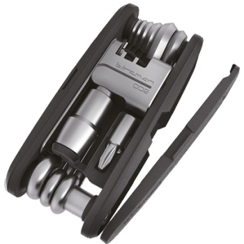 Produktbild von Birzman Diversity 17 Multitool mit CO2 Adapter - schwarz-silber