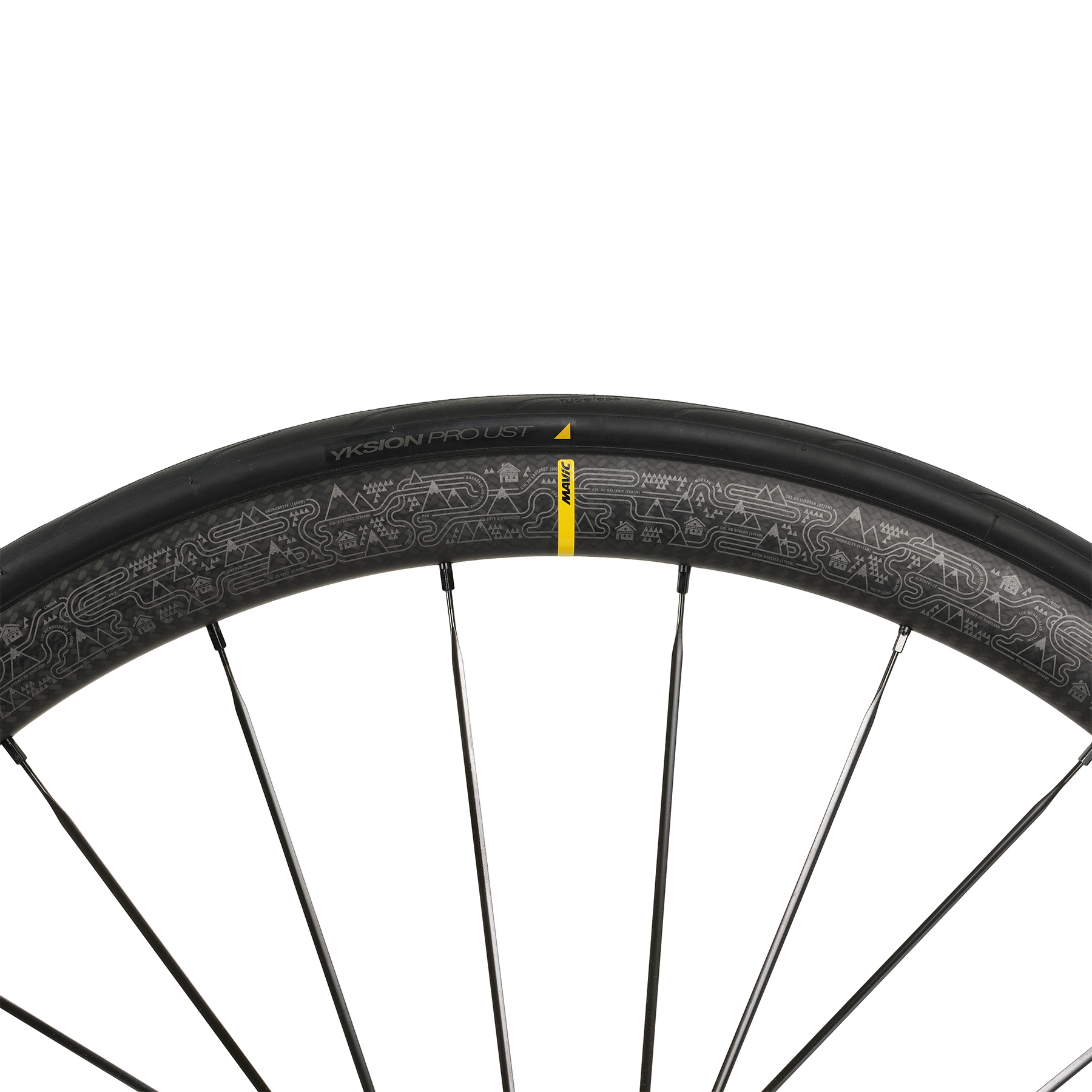 Mavic Ksyrium Pro carbon SL UST Disc 後輪 Mavic Ksyrium Pro Carbon SL UST Disc WTS Rear Wheel with Yksion
