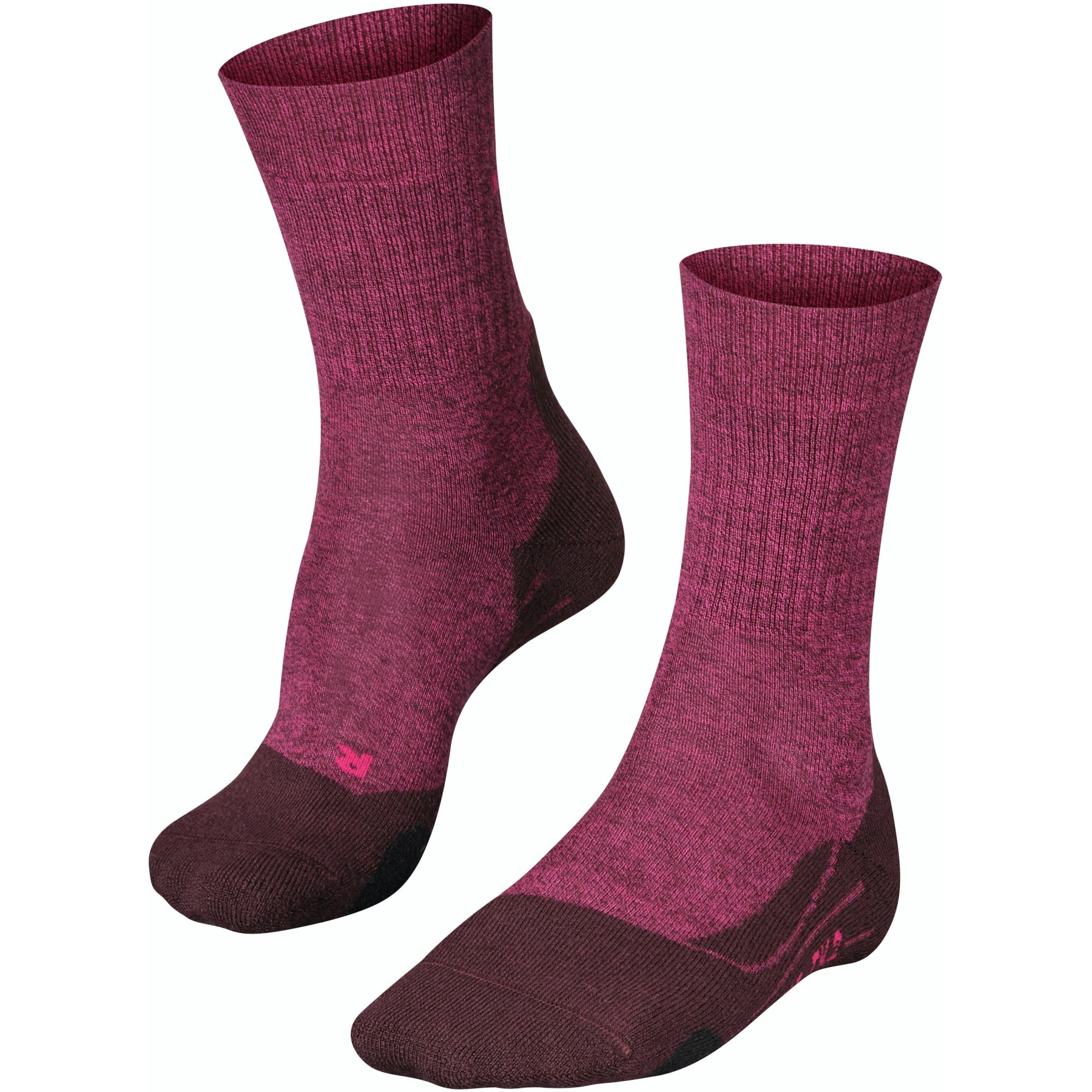Picture of Falke TK2 Explore Wool Trekking Socks Women - burgundy 8593