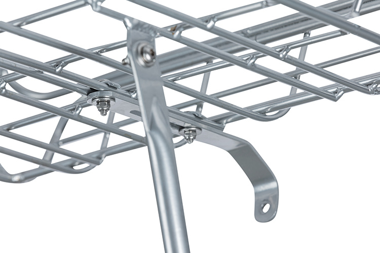 Basil Portland Front Carrier high - aluminium | BIKE24 Basil Portland Front Carrier high - aluminium | BIKE24