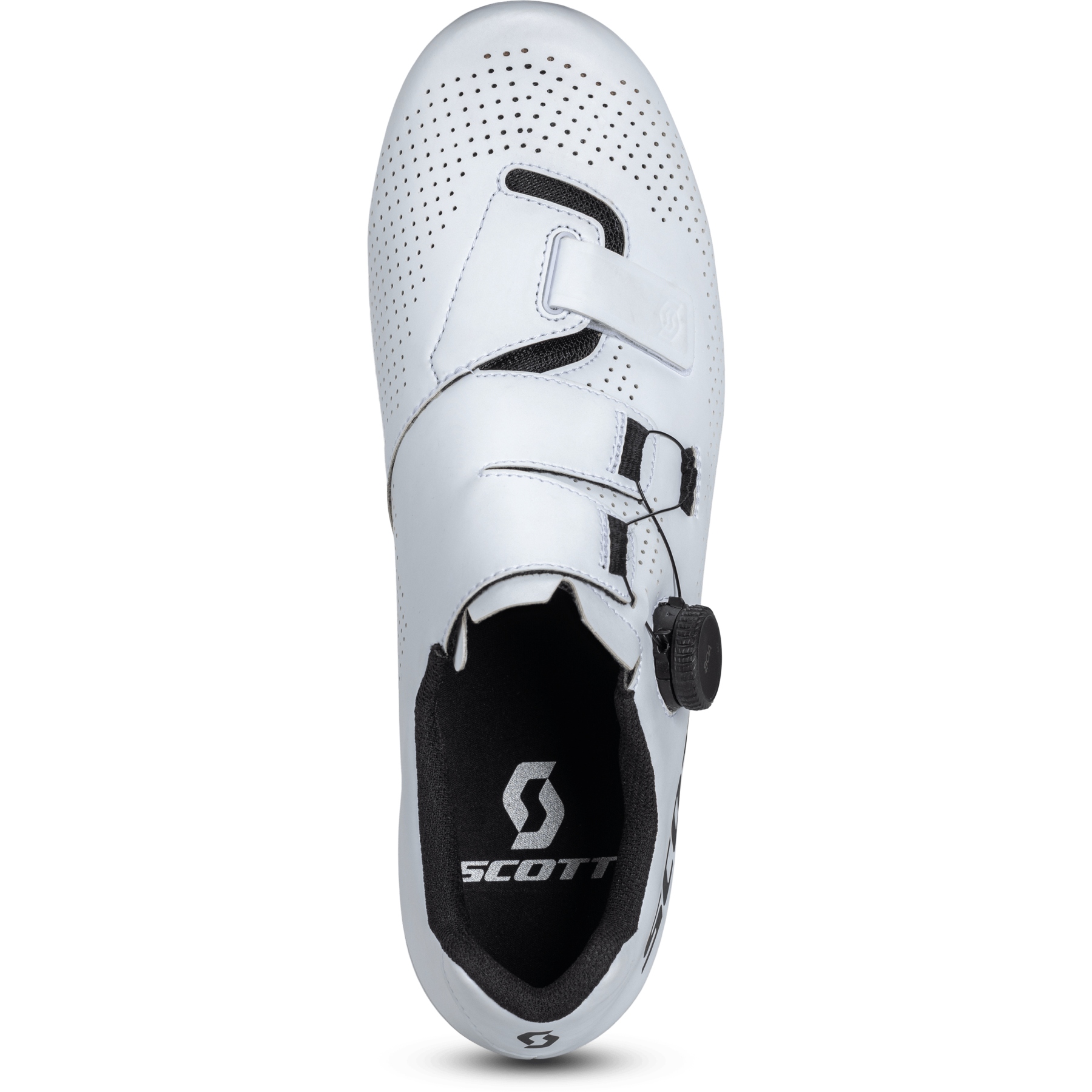 SCOTT Road Team BOA® Shoes Men - white/black | BIKE24