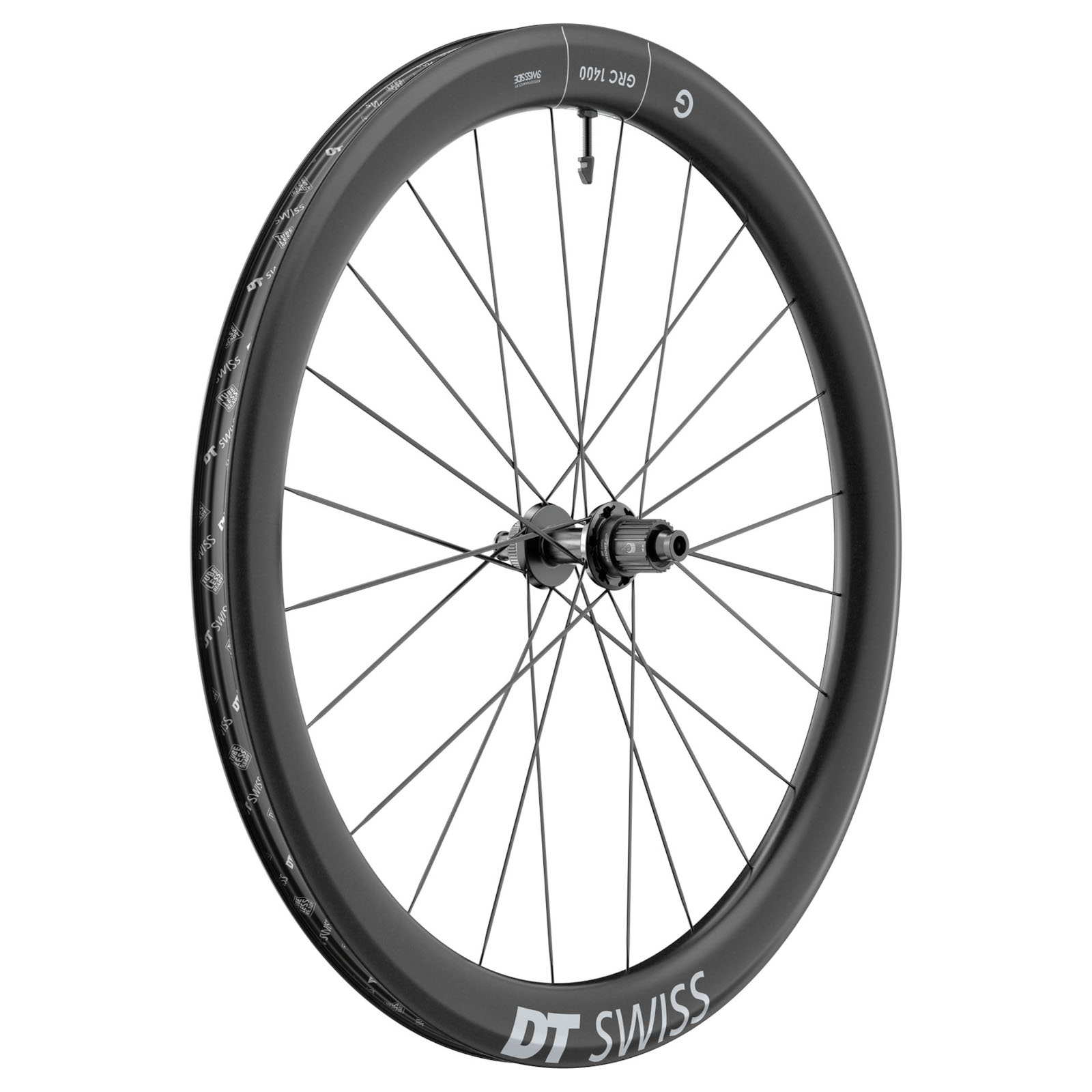 Produktbild von DT Swiss GRC 1400 DICUT 50 Hinterrad - 28&quot; | Carbon | Centerlock - 12x142mm - Micro Spline