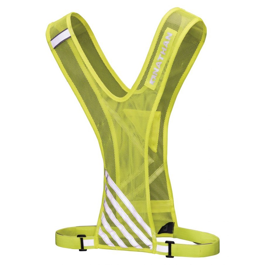 Immagine di Nathan Sports Bandolier Reflective Vest - safety yellow