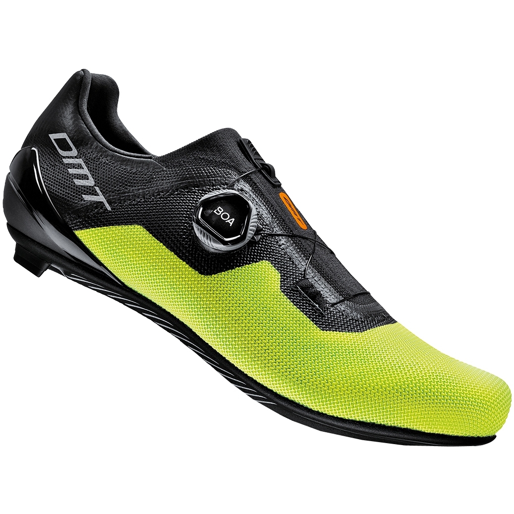Picture of DMT KR4 Road Shoes - black/yellow fluo