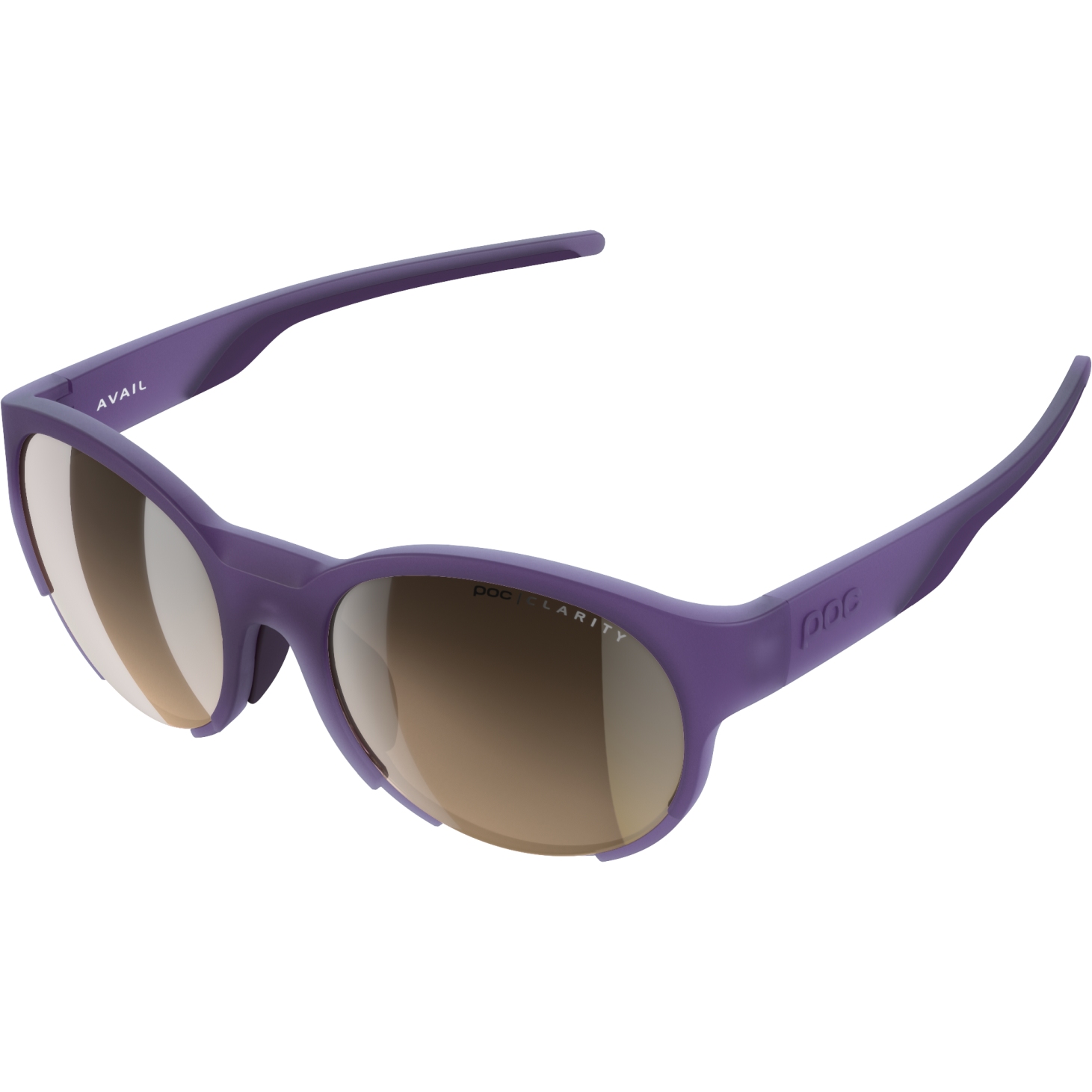Picture of POC Avail Glasses - Sapphire Purple Translucent / Brown/Silver Mirror