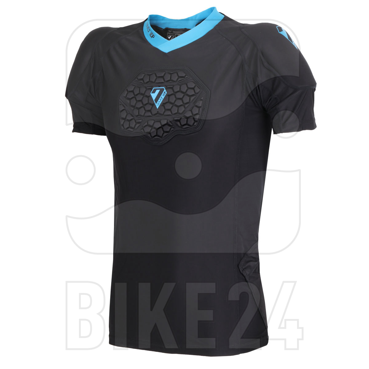 Image of 7 Protection 7iDP Flex Body Suit Youth Protector T-Shirt - black-blue