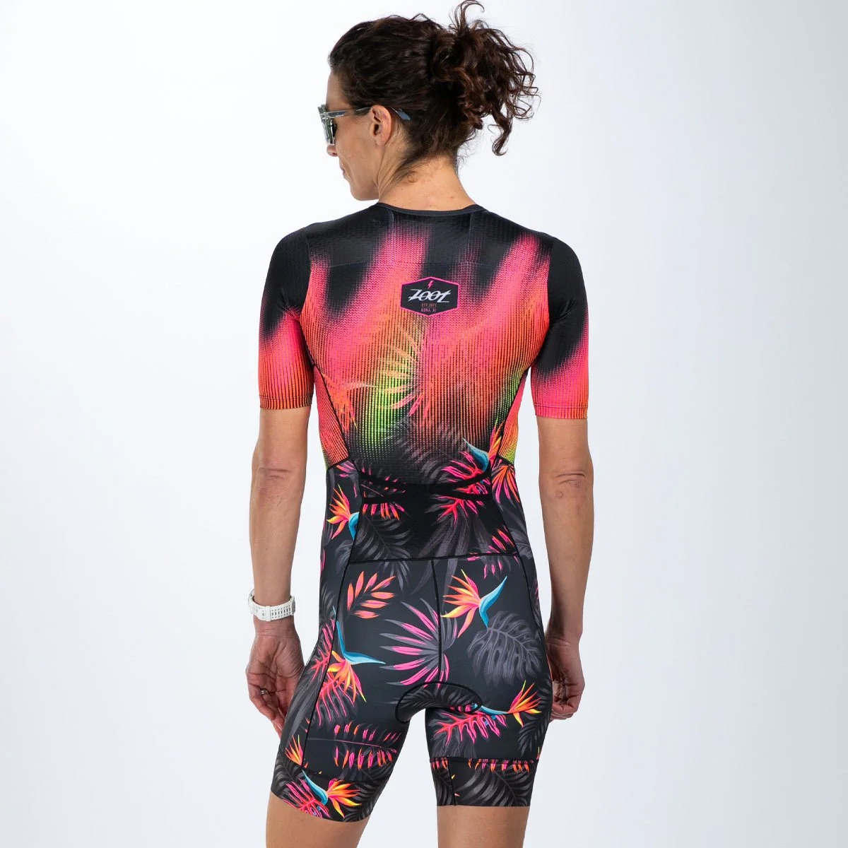ZOOT LTD Tri Aero Full Zip Racesuit Women - tropical magic | BIKE24