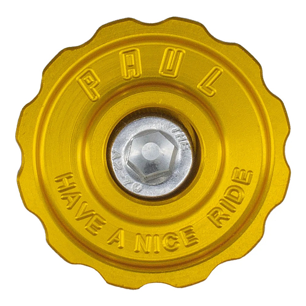 Produktbild von Paul Component Ahead Kappe für KLAMPER Vorbau - 1 1/8&quot; - gold