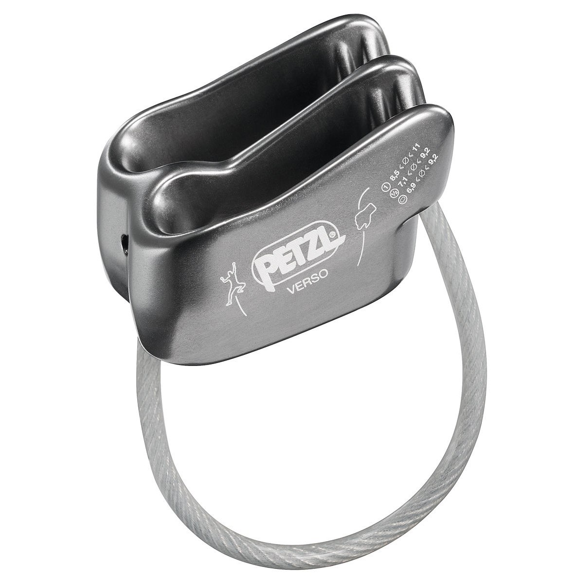 Produktbild von Petzl Verso Sicherungsgerät - grau