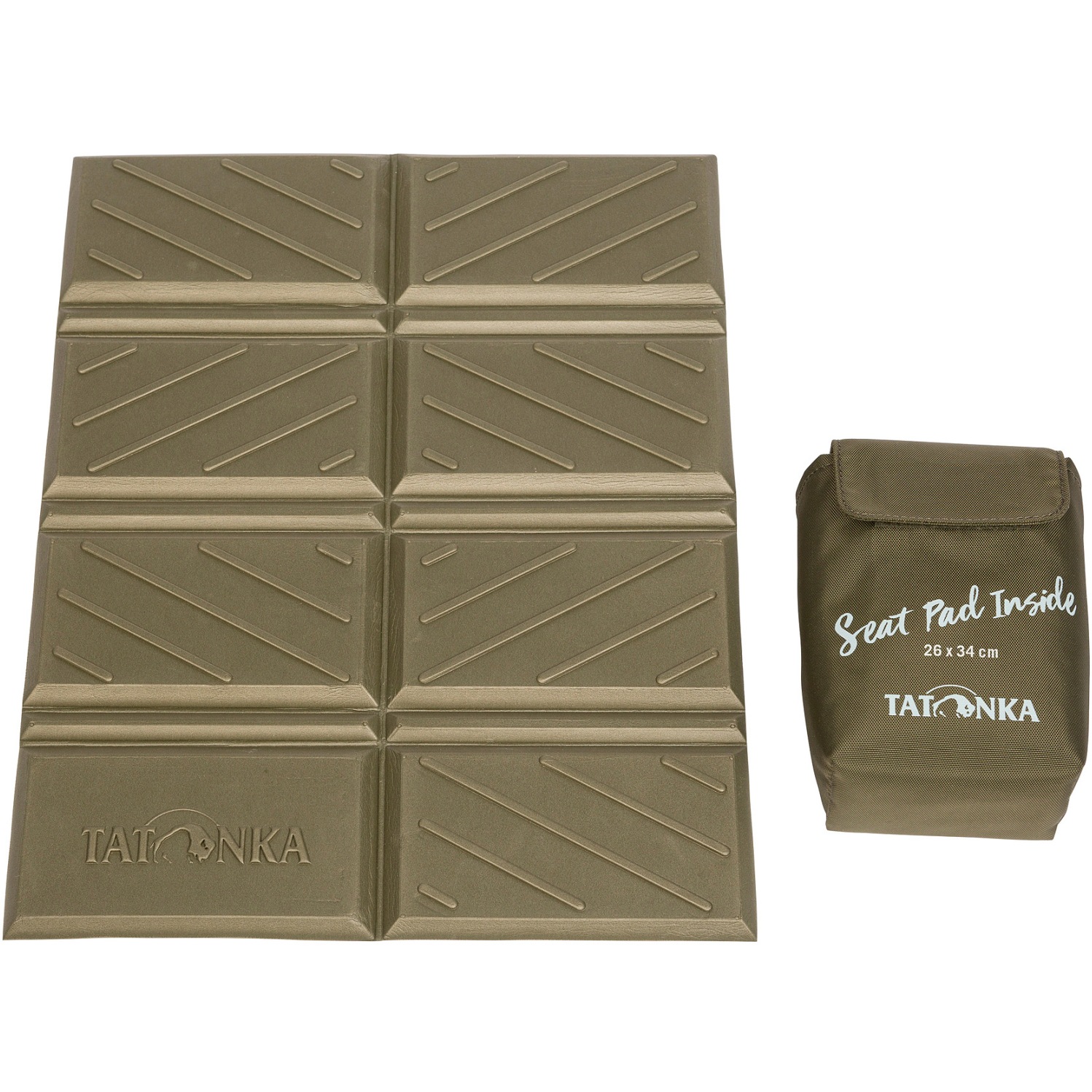 Produktbild von Tatonka Faltbare Sitzunterlage 26 x 34cm - olive