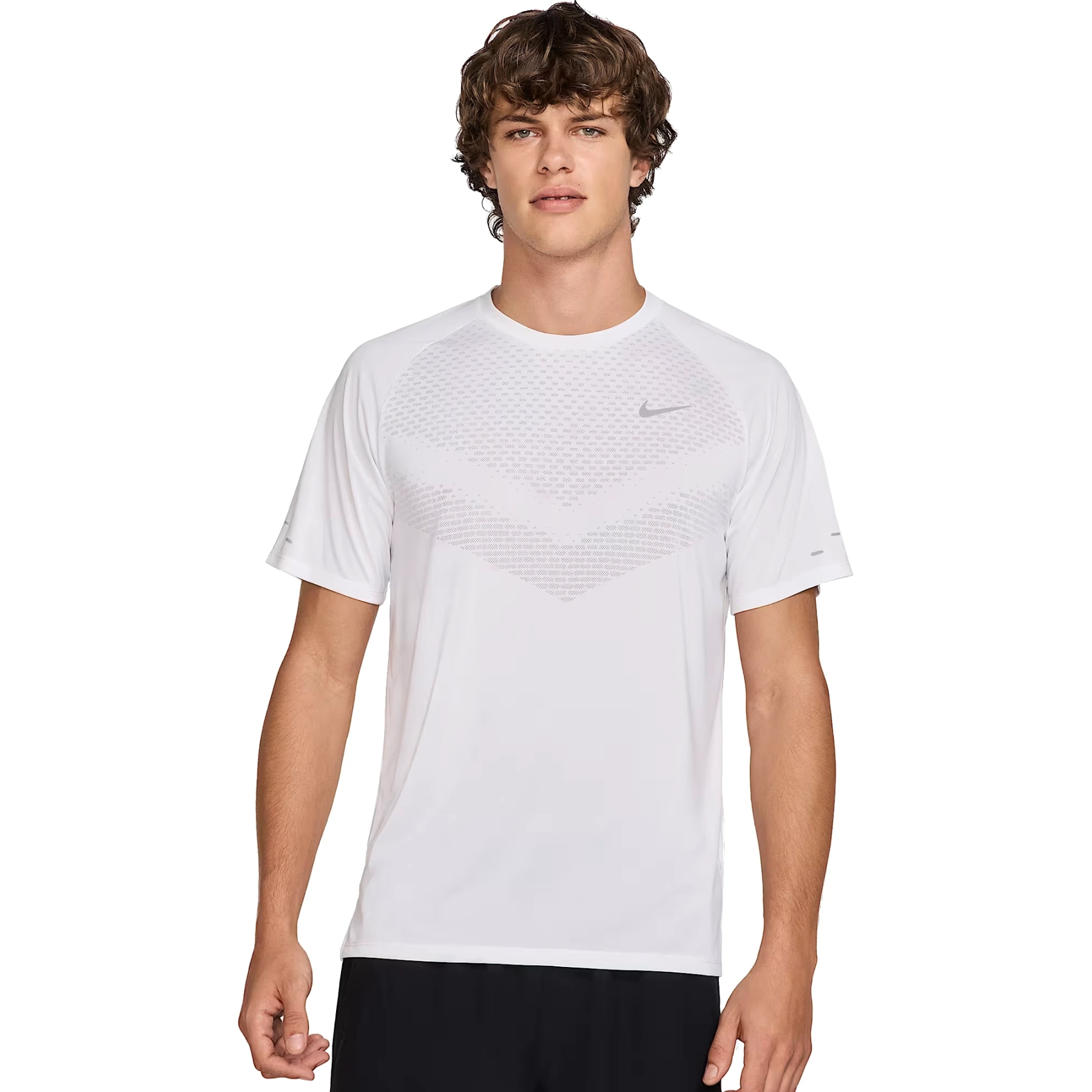 Bild von Nike Dri-FIT ADV Stride Laufshirt Herren - white/reflective silver HV5203-100