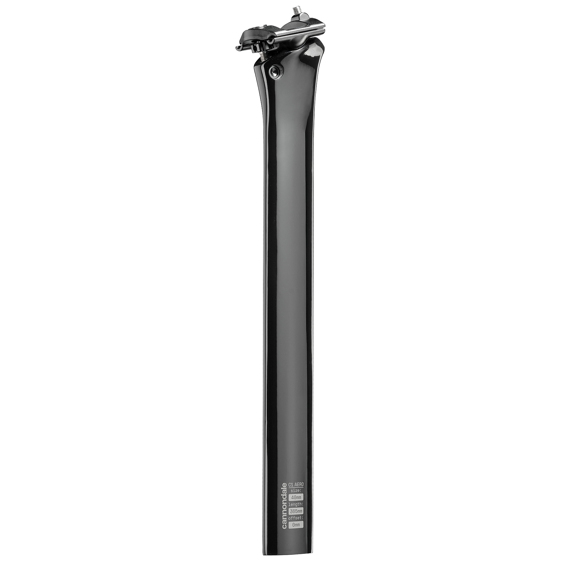 Cannondale C1 Aero 40 V2 Carbon Ti Seatpost | 365mm - 0mm Setback