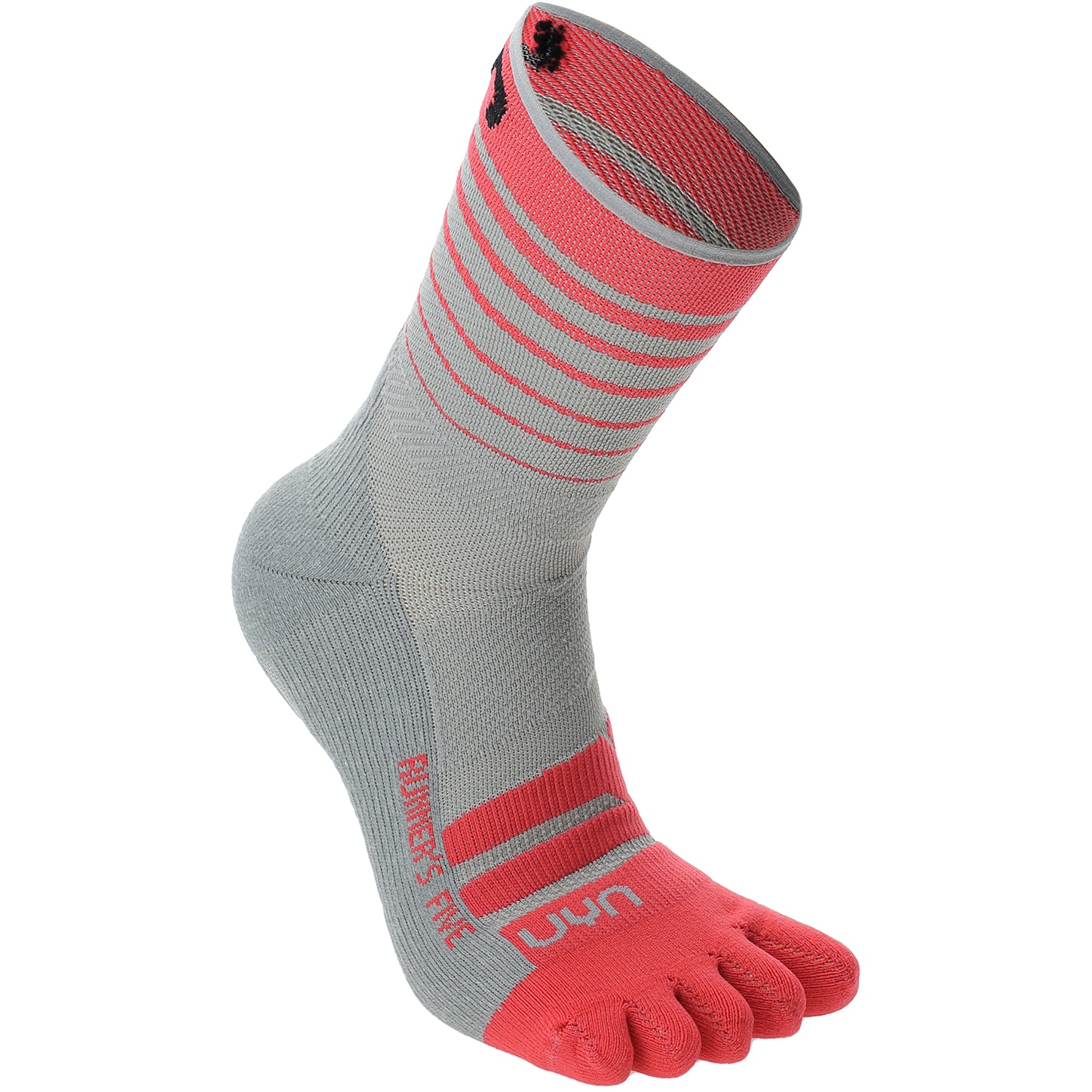 Produktbild von UYN Runner&#039;s Five Socken Damen - Light Grey/Pink