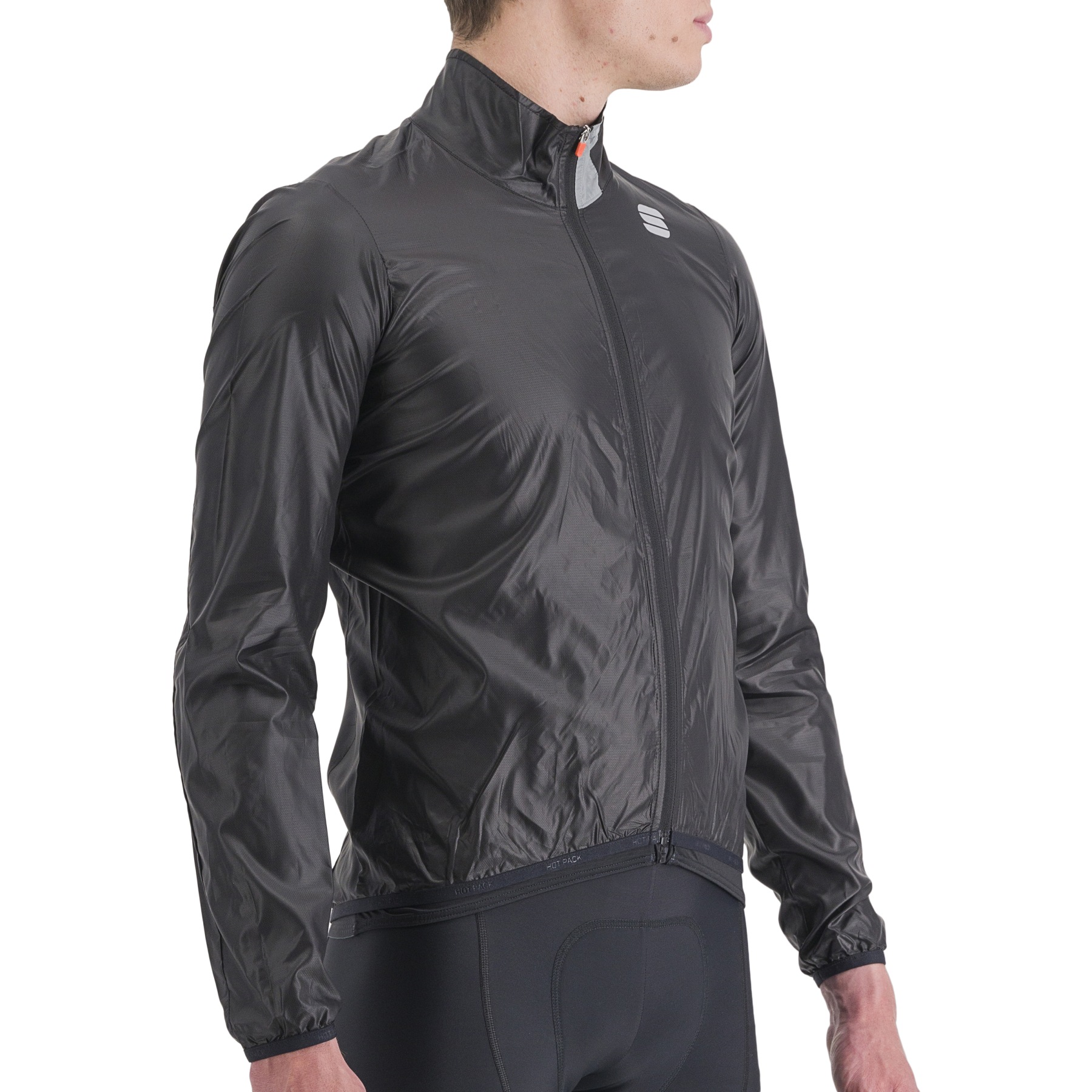 Picture of Sportful Hot Pack Easylight Jacket - 002 Black