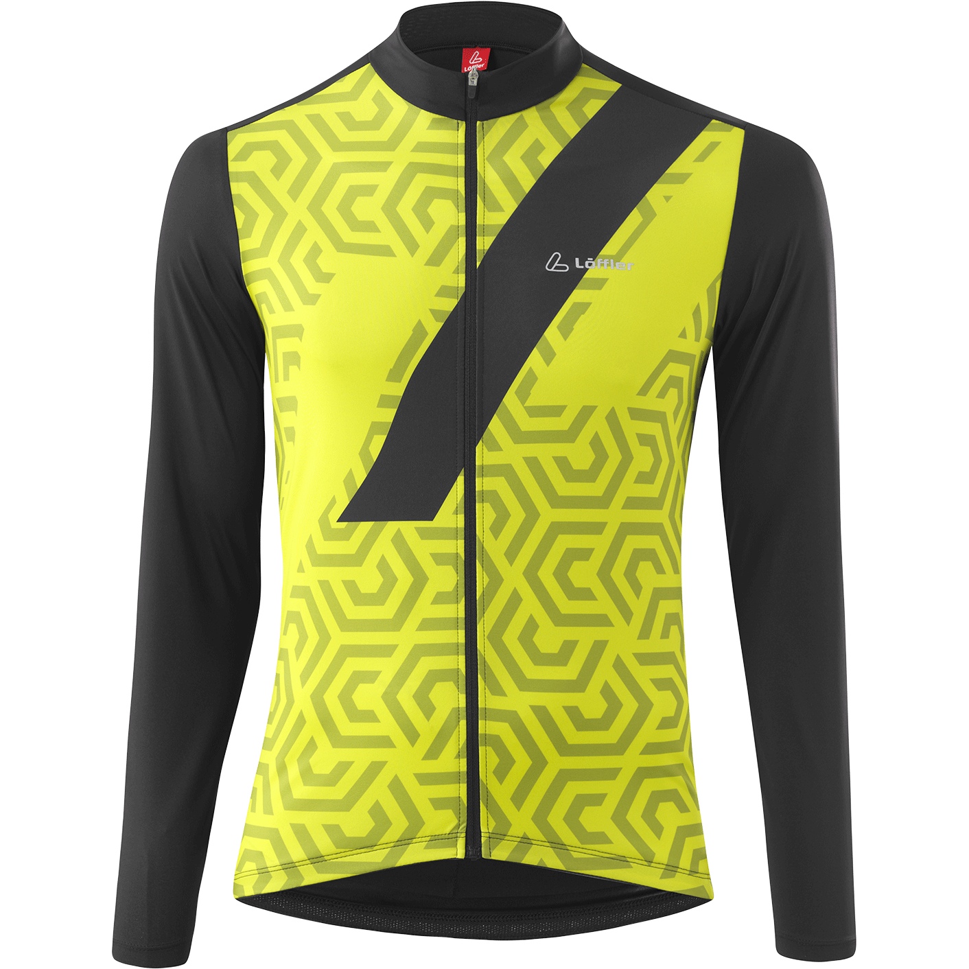 Produktbild von Löffler Celtic Mid Full Zip Bike Langarmtrikot Herren - lemon 250