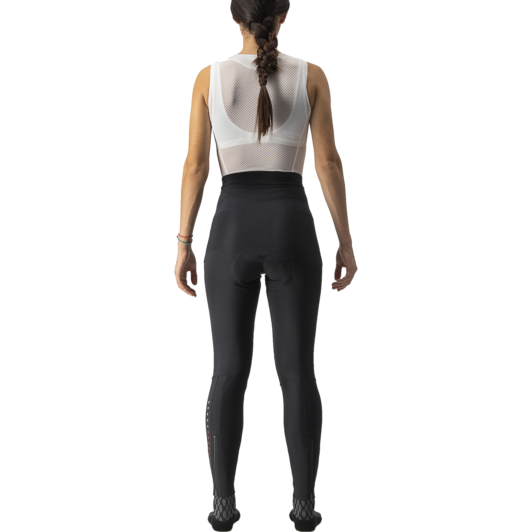 Collant Femme Castelli Kiss Noir - Taille M, Cuissard à Bretelles Vélo
