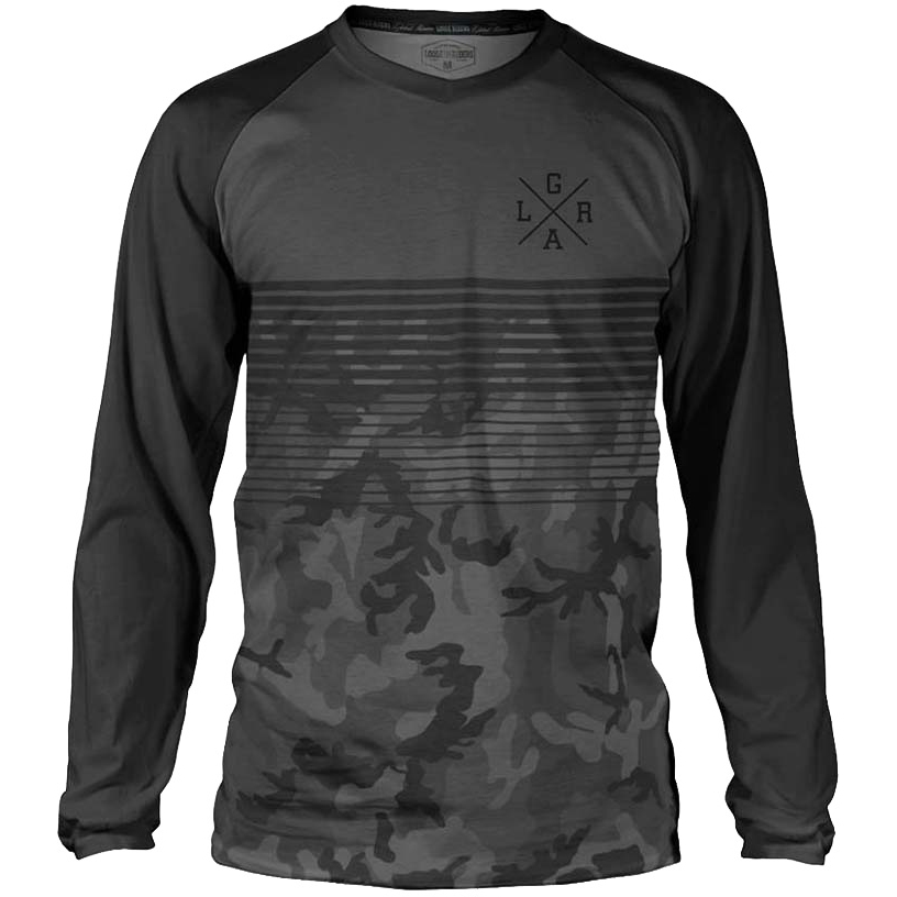 Produktbild von Loose Riders Basic Langarmtrikot Herren - Camo Grey