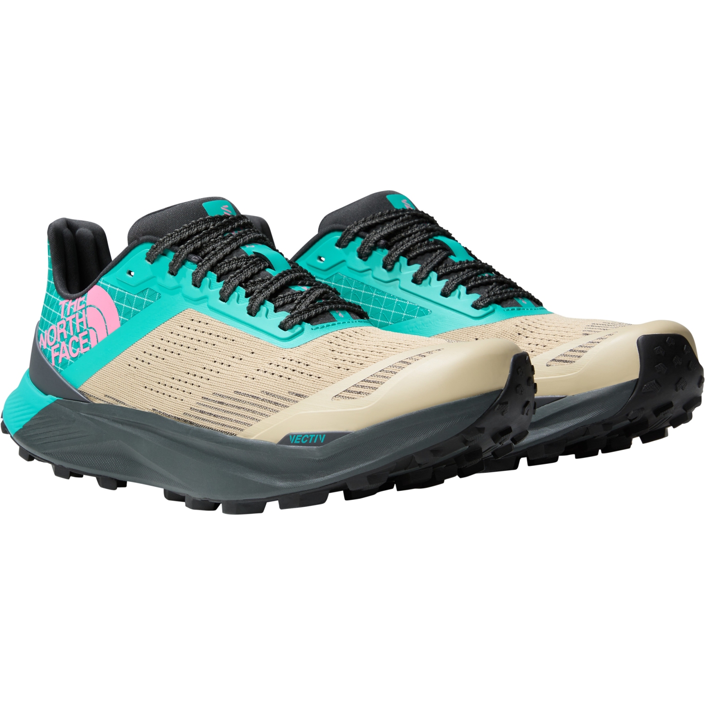 Produktbild von The North Face VECTIV™ Infinite II Trailrunning Schuhe Herren - Gravel/Geyser Aqua