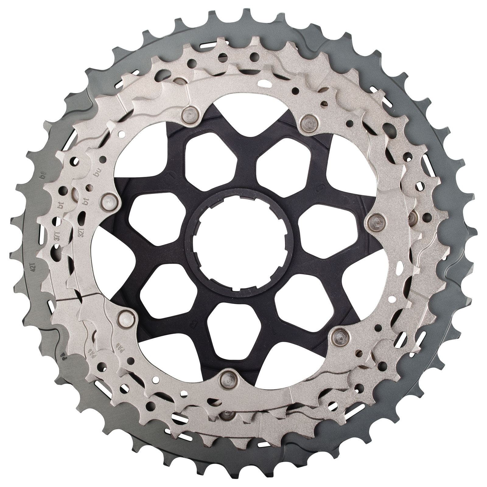 Picture of Shimano Sprocket for Deore XT / SLX 11-speed Cassette - 32/37/42 teeth for 11-42 (Y1RK98050) - CS-M8000