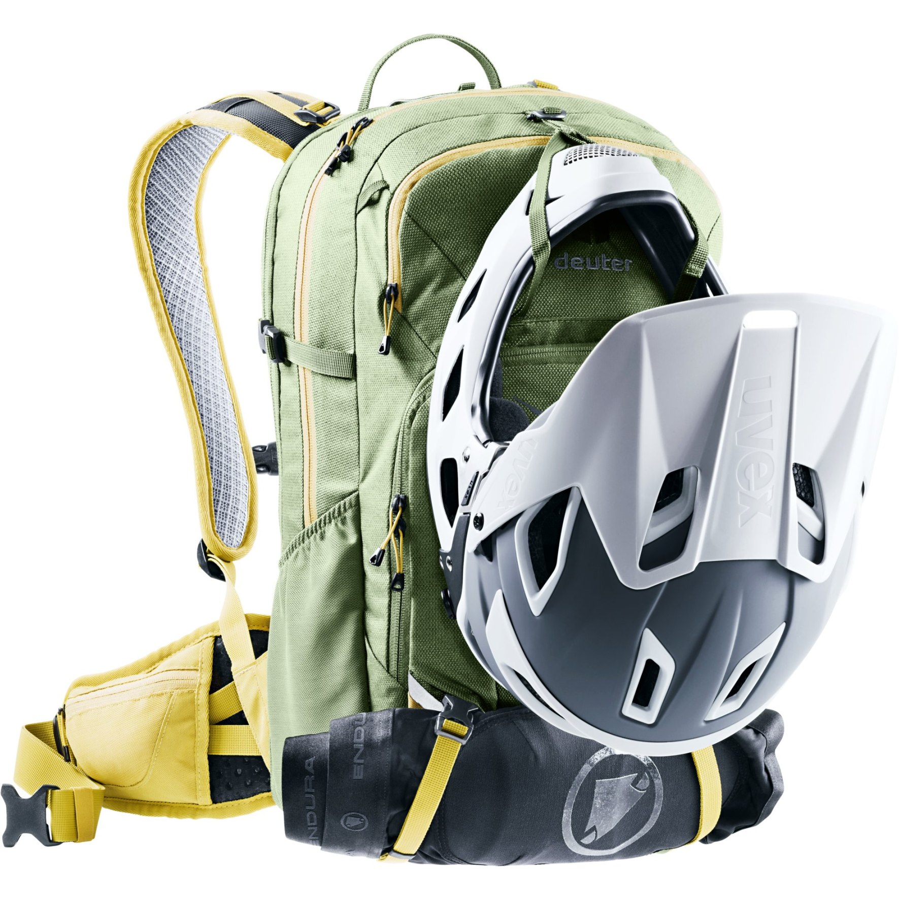 Deuter Attack 20 Protector Backpack - khaki-turmeric | BIKE24