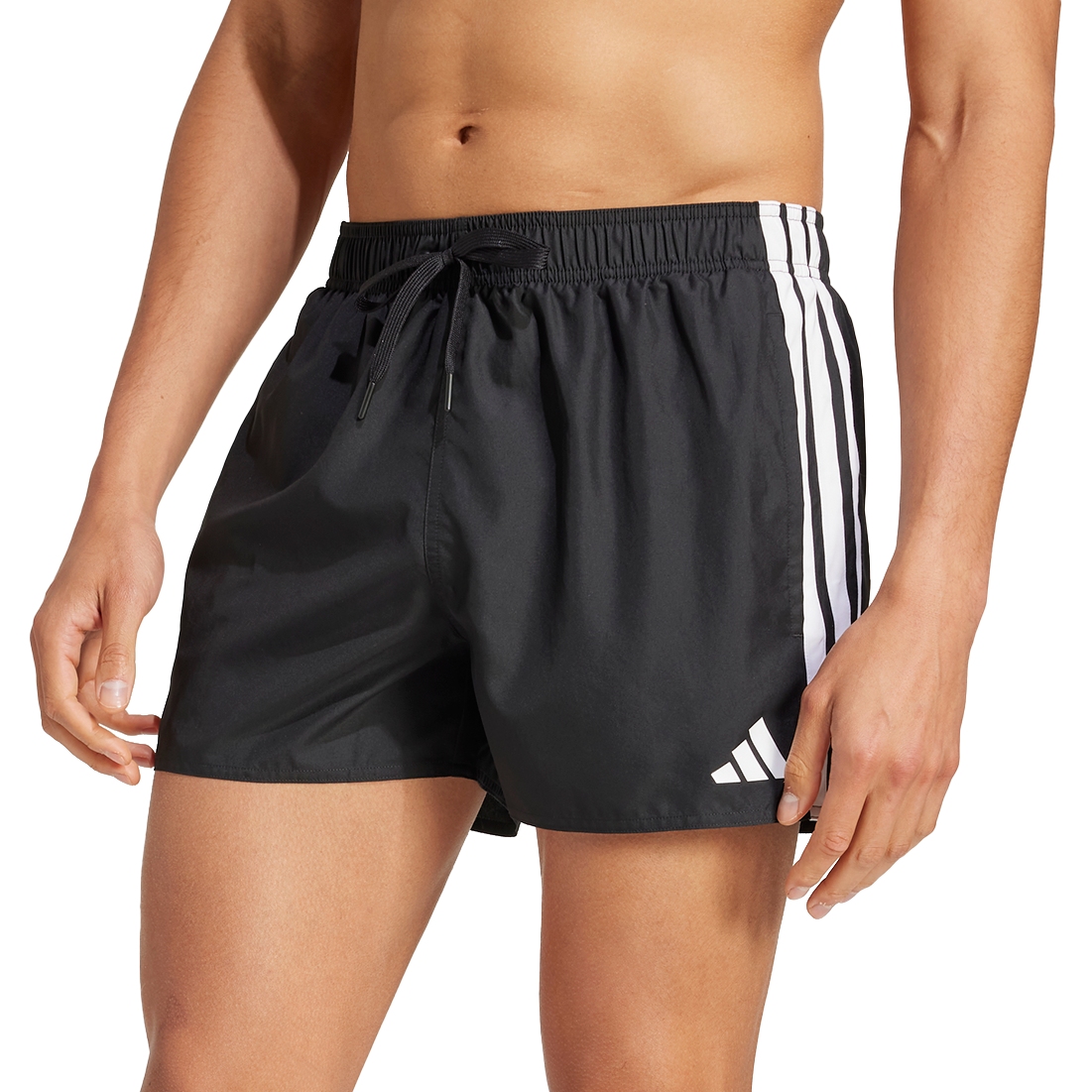 Picture of adidas 3-Stripes 3&quot; Swim Shorts Men - black/white JG1031