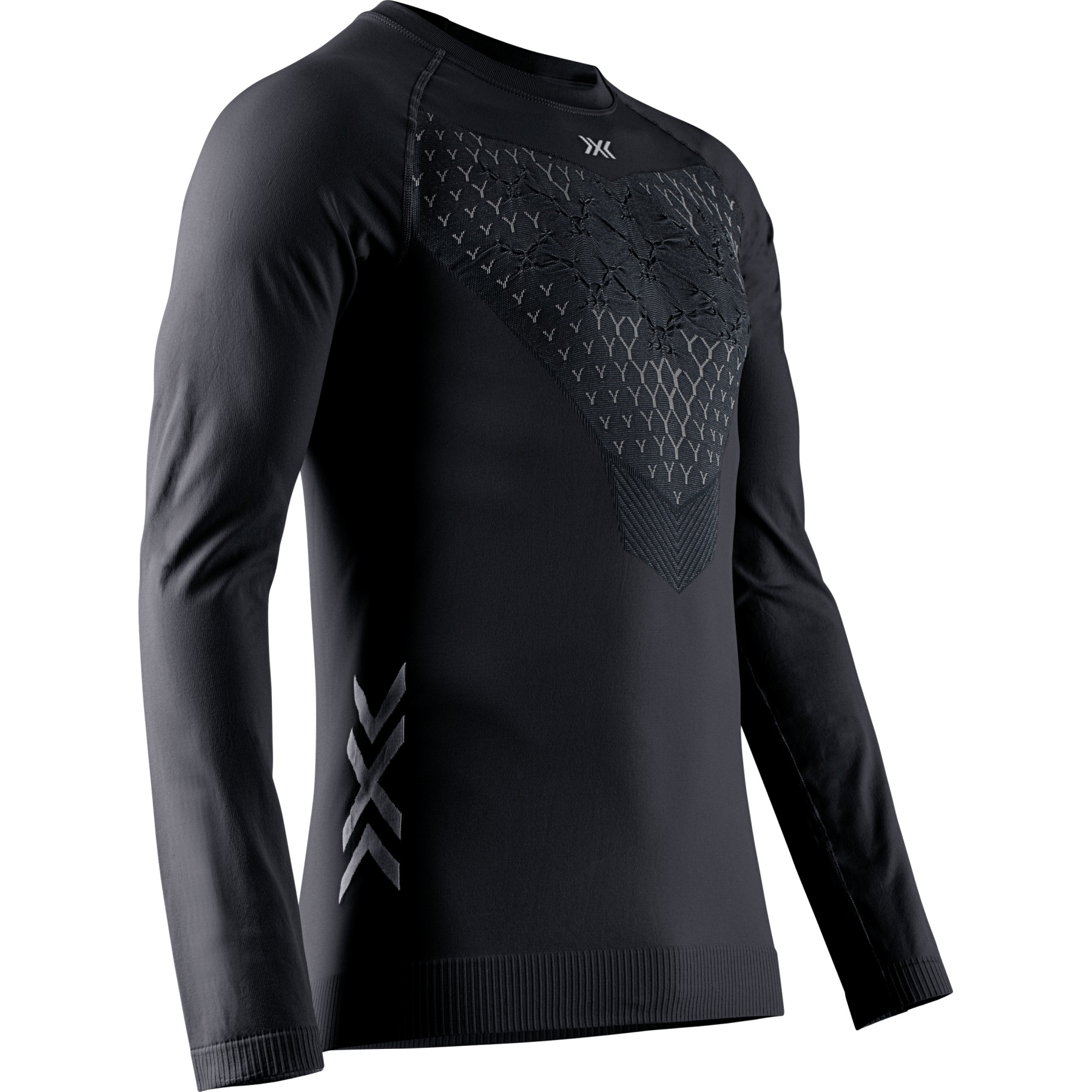 Picture of X-Bionic Twyce Run Long Sleeve Shirt Men - black/charcoal