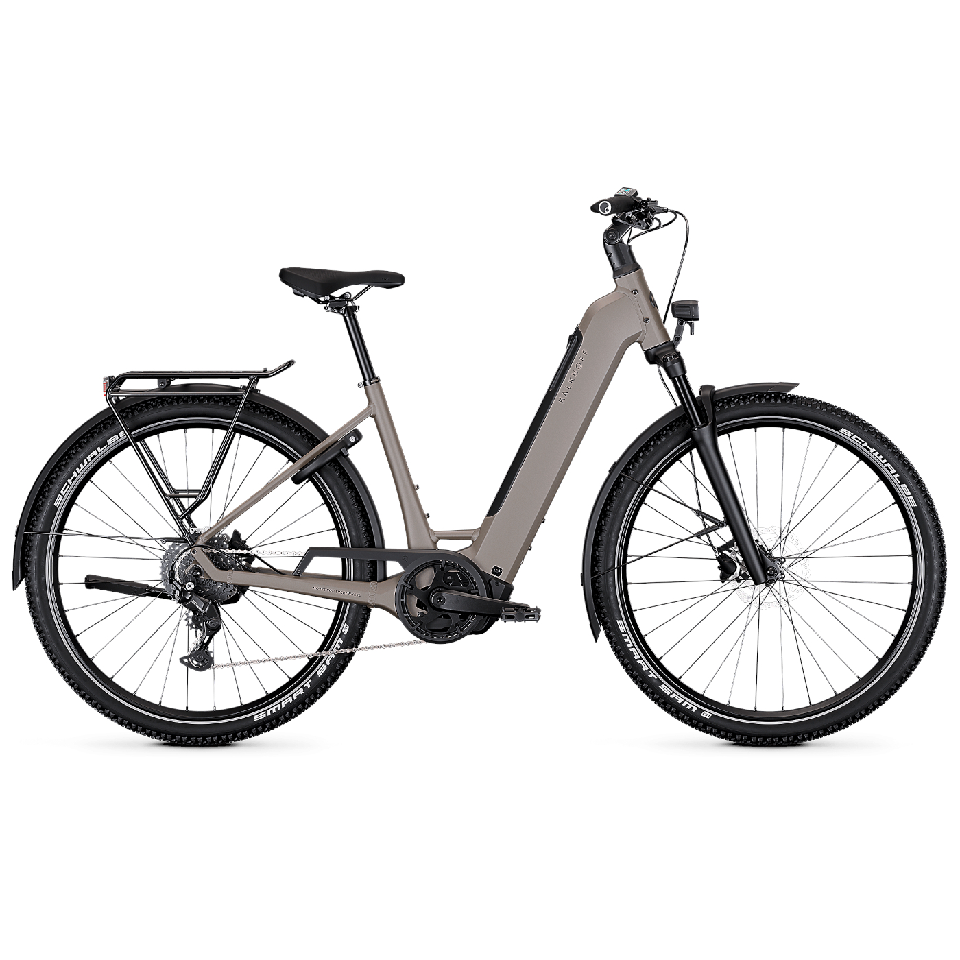 Kalkhoff ENTICE 3 ADVANCE - 27.5" Easy Entry Electric Trek Bike - 2026 -  moonstonegrey matt | BIKE24