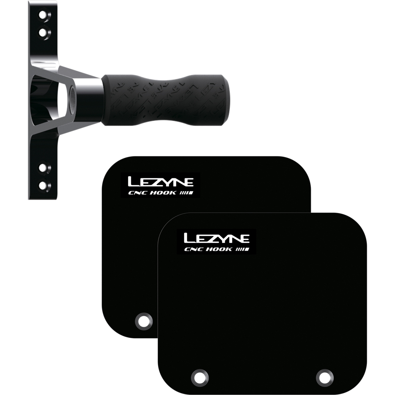 Produktbild von Lezyne Wheel Hook CNC Fahrrad- Wandhalterung - schwarz