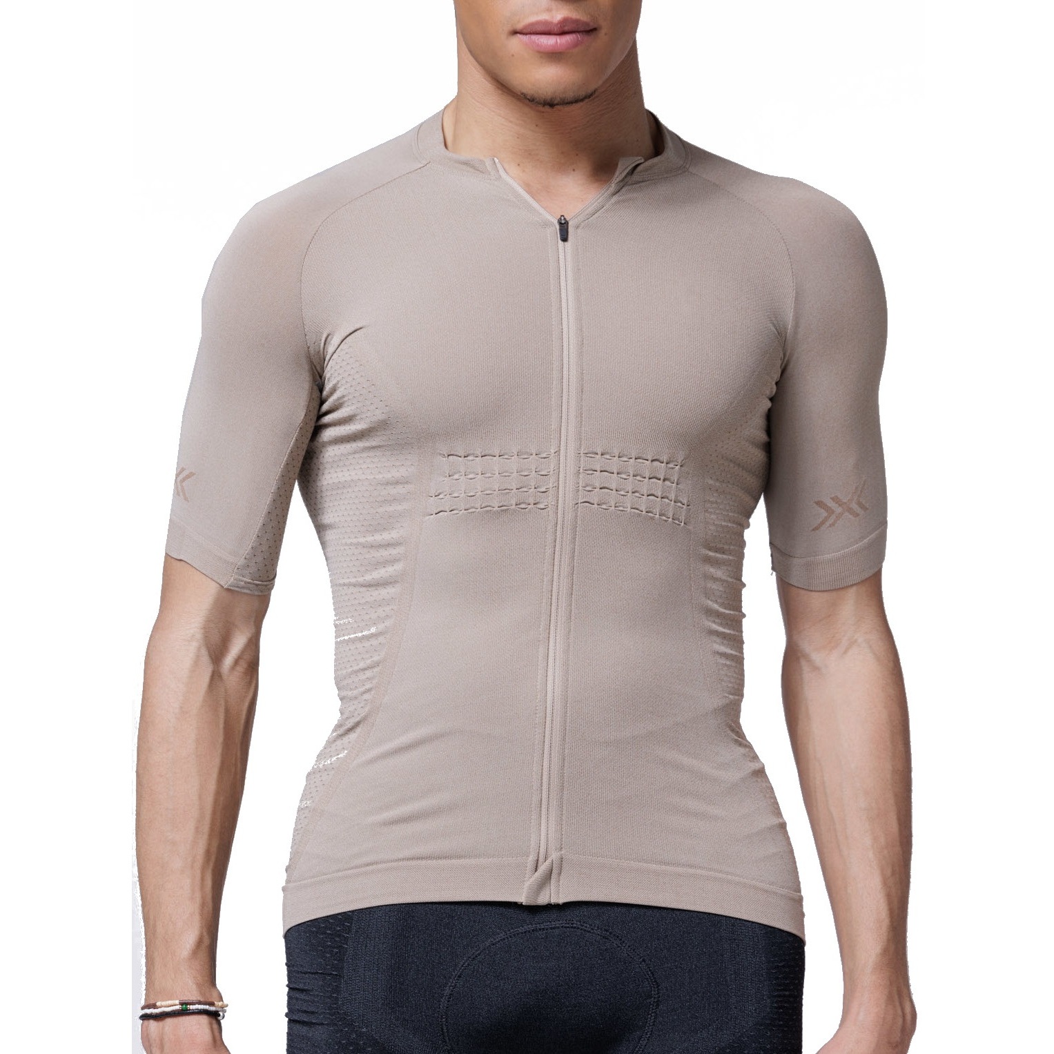 Photo produit de X-Bionic Maillot Vélo Homme - Xceed Ride - sand/dark sand