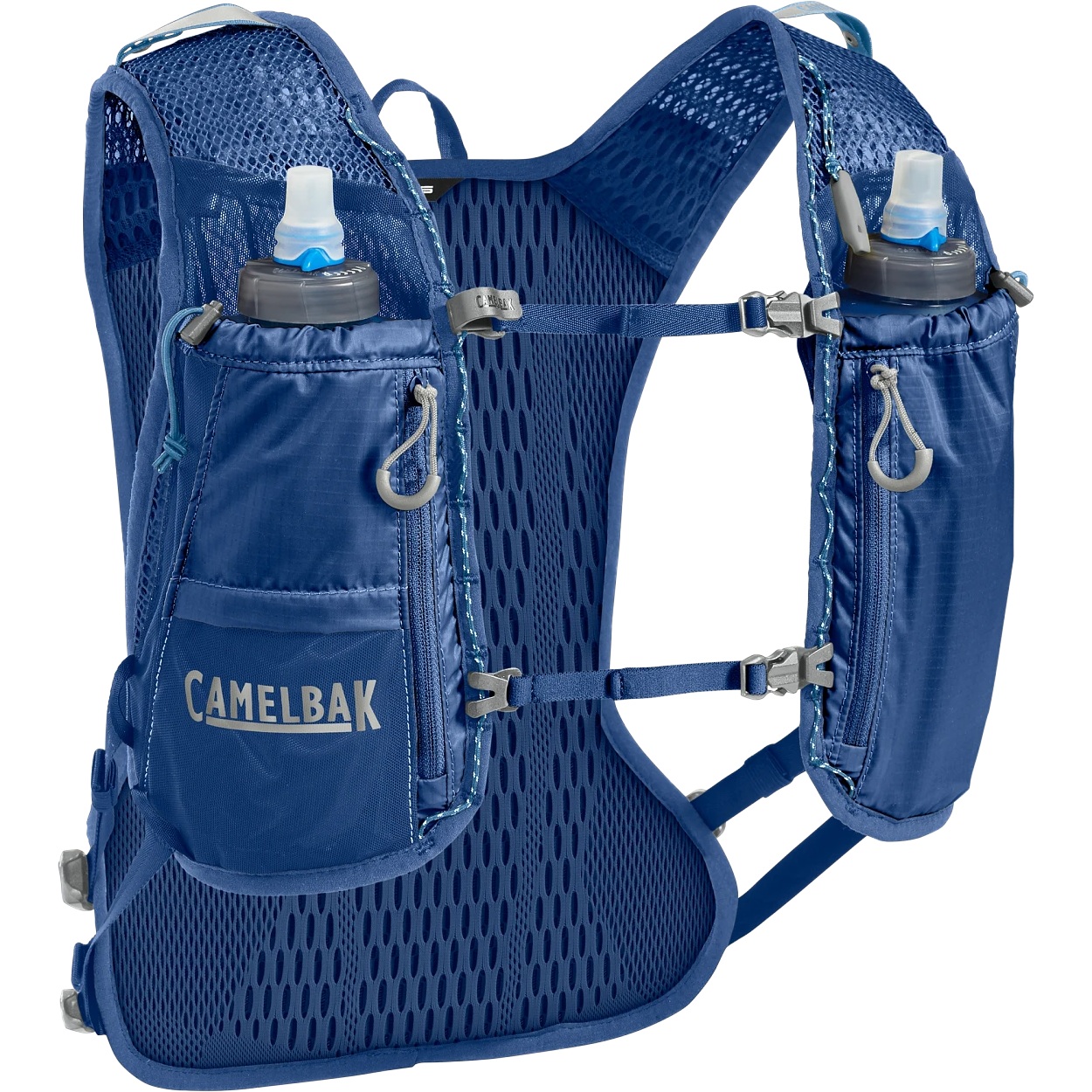 Bild von CamelBak Zephyr Pro 12 Laufweste + 2 x 500ml Quick Stow™ Flasks - galaxy blue