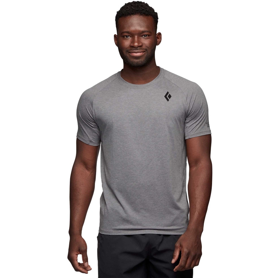 Produktbild von Black Diamond Lightwire Short Sleeve Tech Tee T-Shirt Herren - Steel Grey