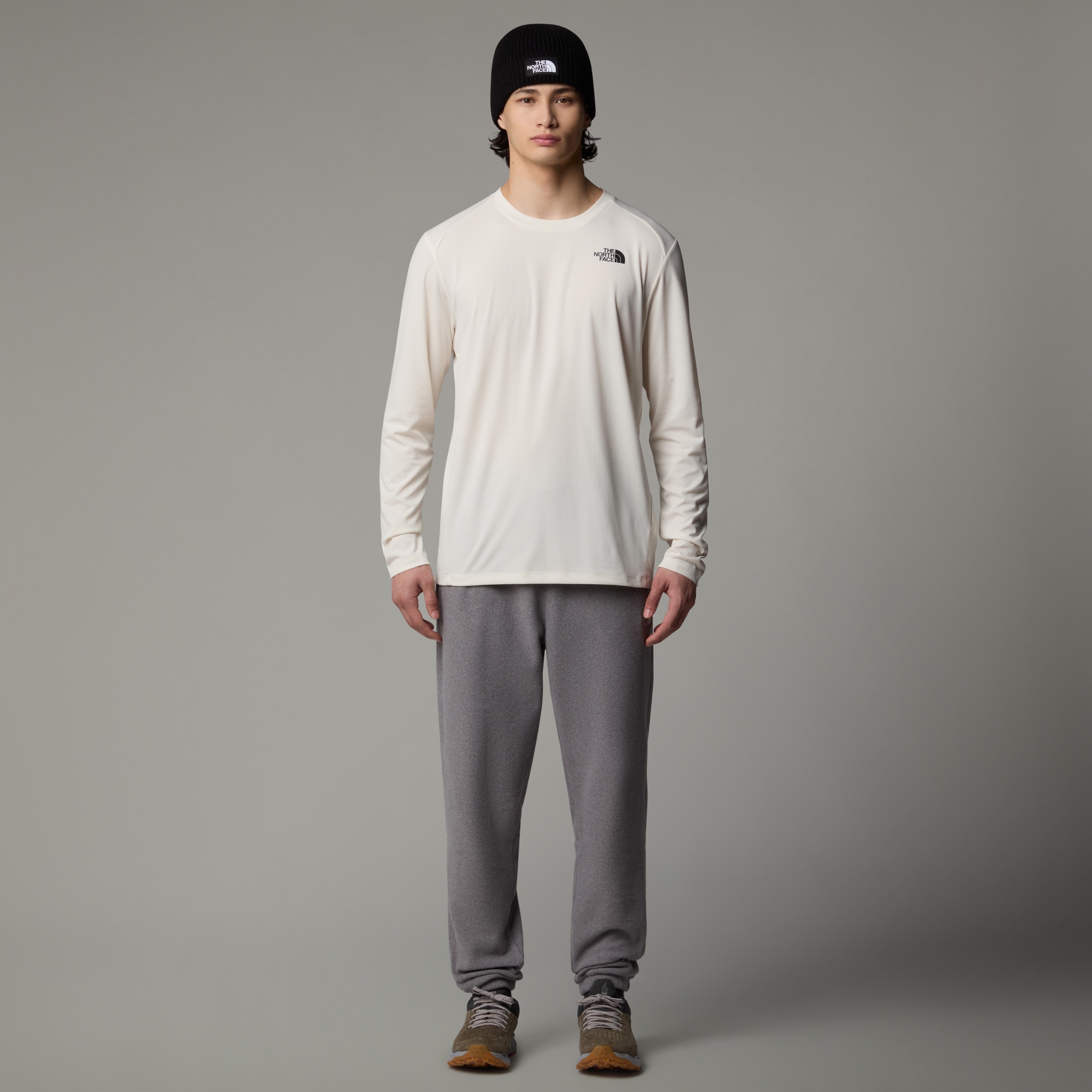 The North Face Shadow Long-Sleeve T-Shirt Men - White Dune