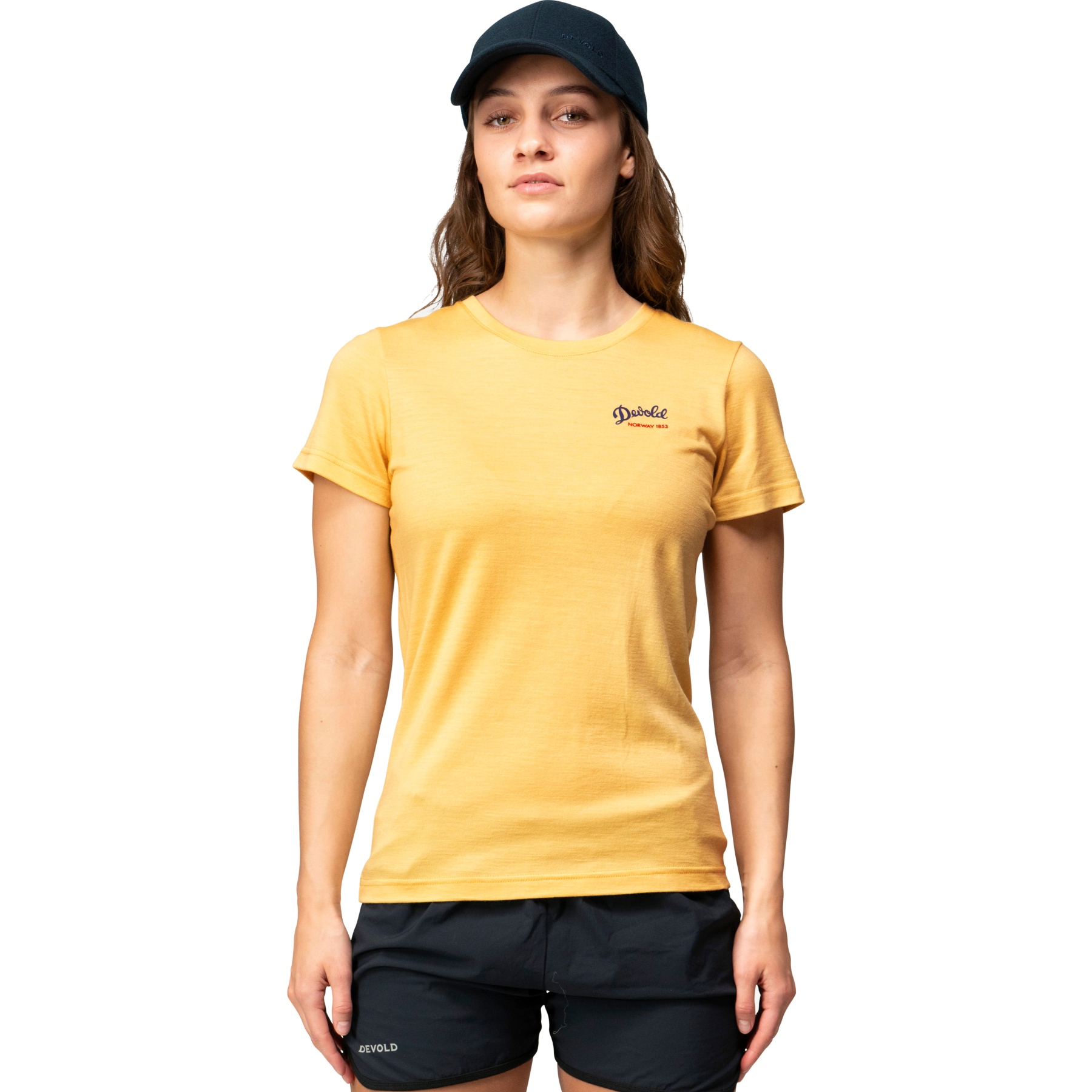 Produktbild von Devold Classic Script T-Shirt Damen - 057A Honey