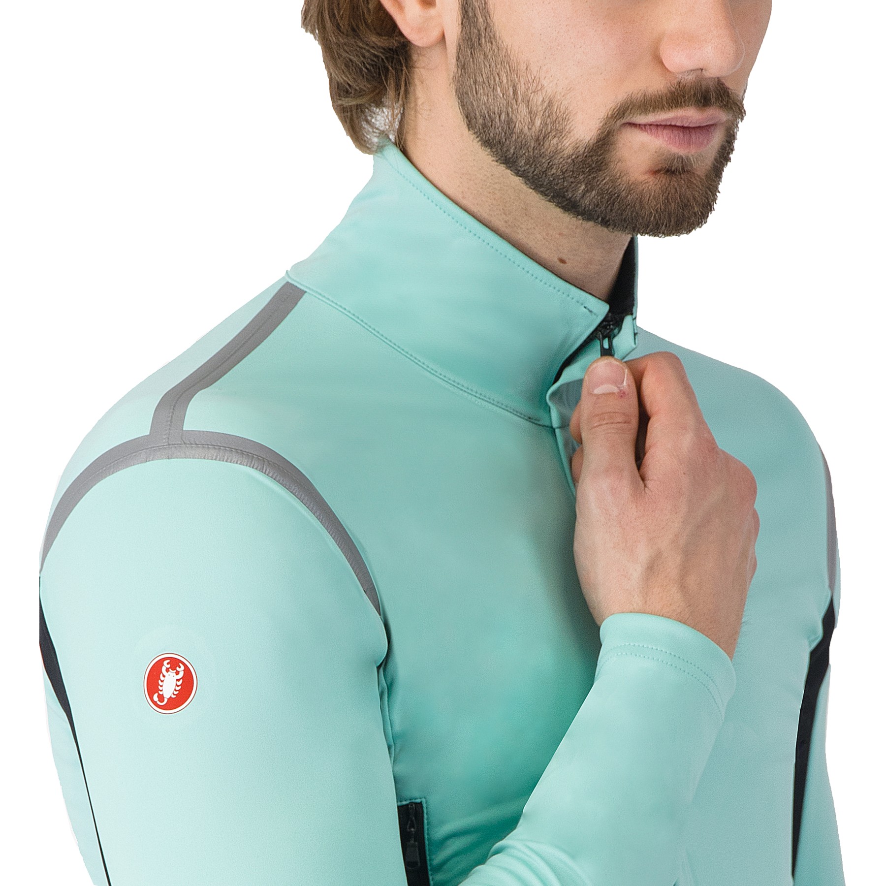 Castelli Perfetto RoS 3 Jacket Men - pool blue/black reflex 457