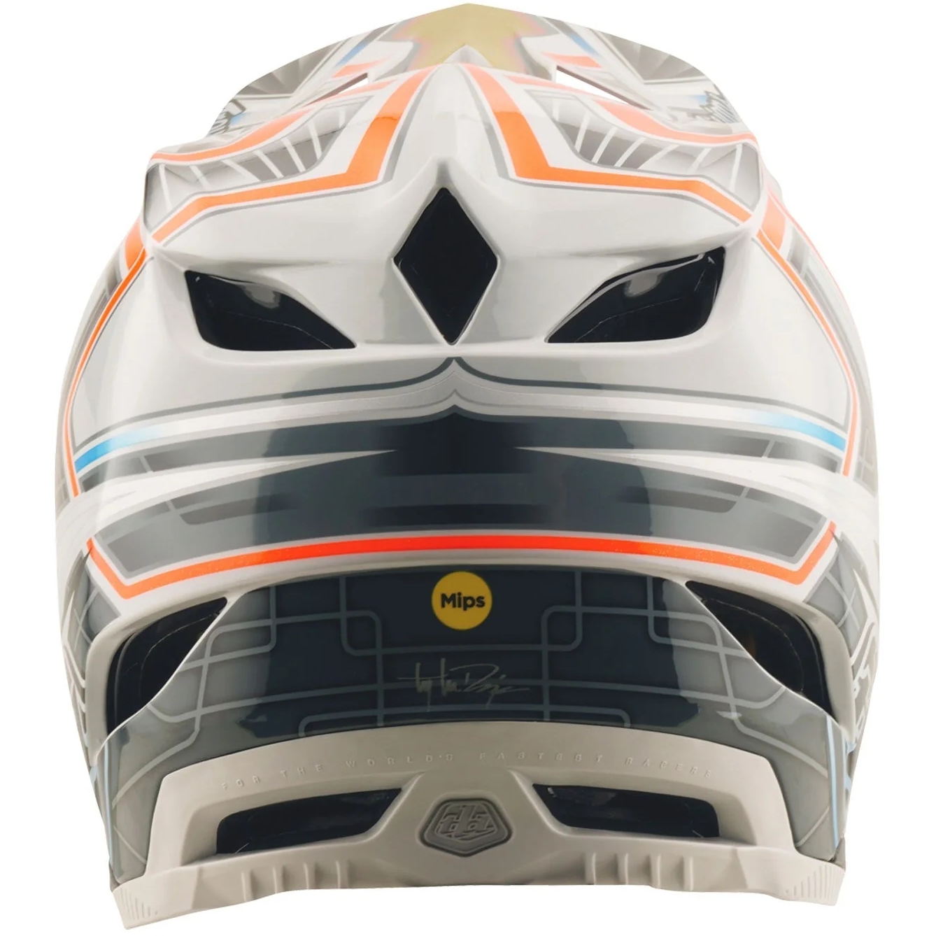 Troy Lee Designs D4 Composite MIPS Helmet - Lowrider Gray