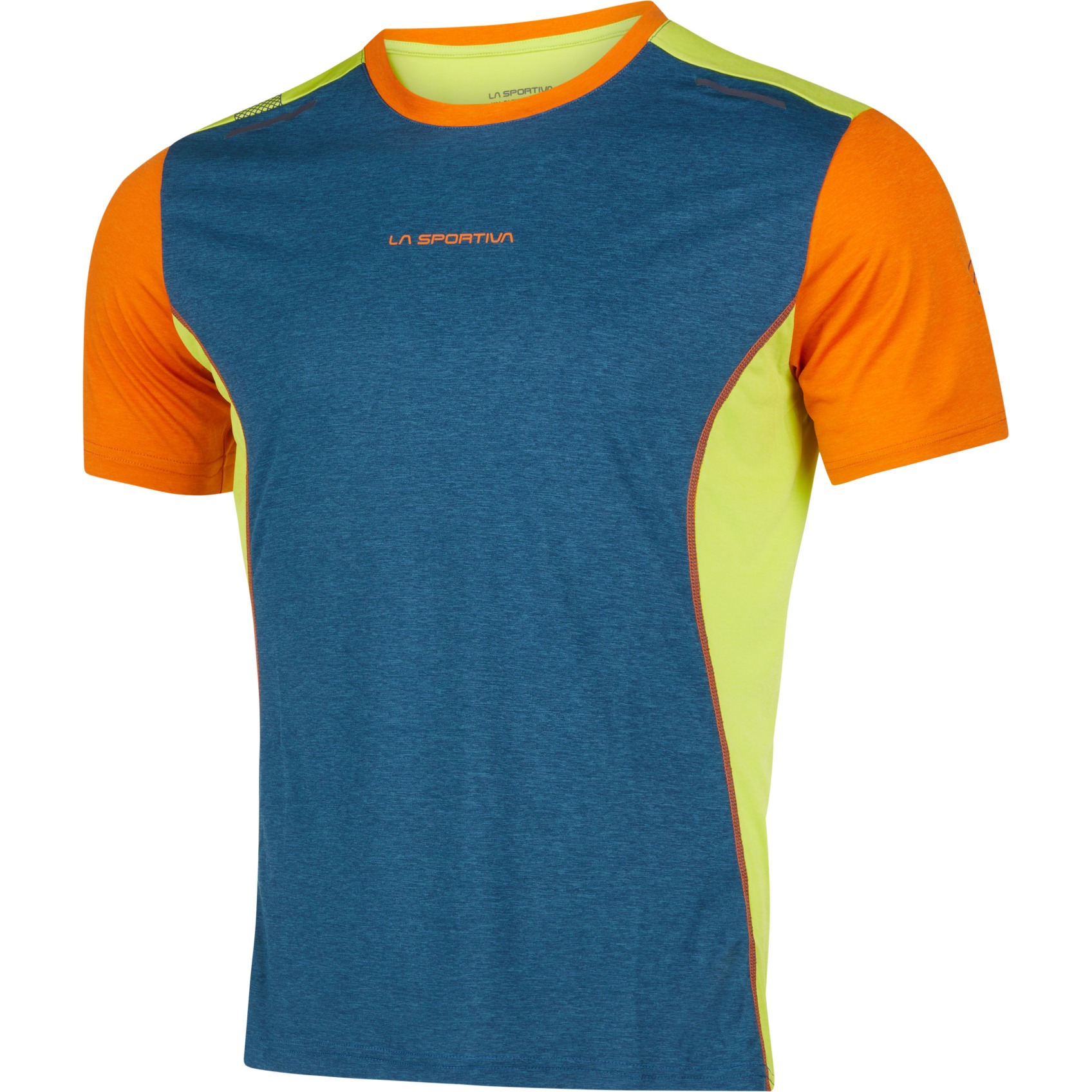La Sportiva Tracer T-Shirt - Storm Blue/Lime Punch | BIKE24