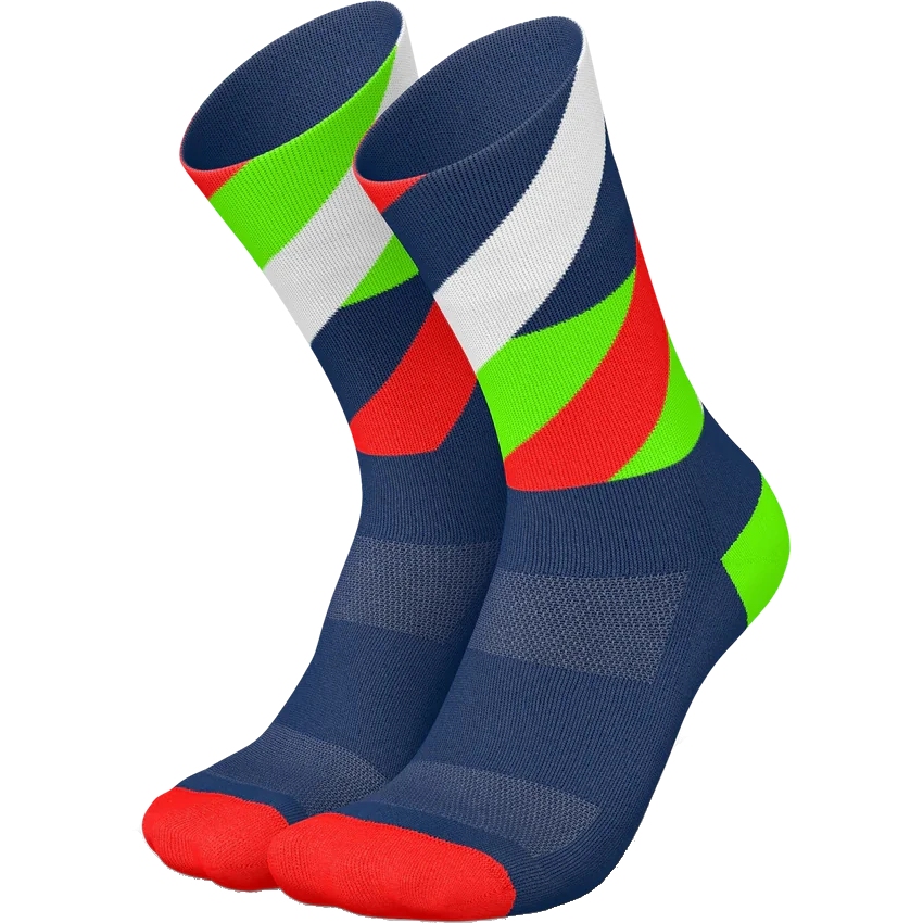 Bild von INCYLENCE Running Loops Socken - Navy Green Inferno