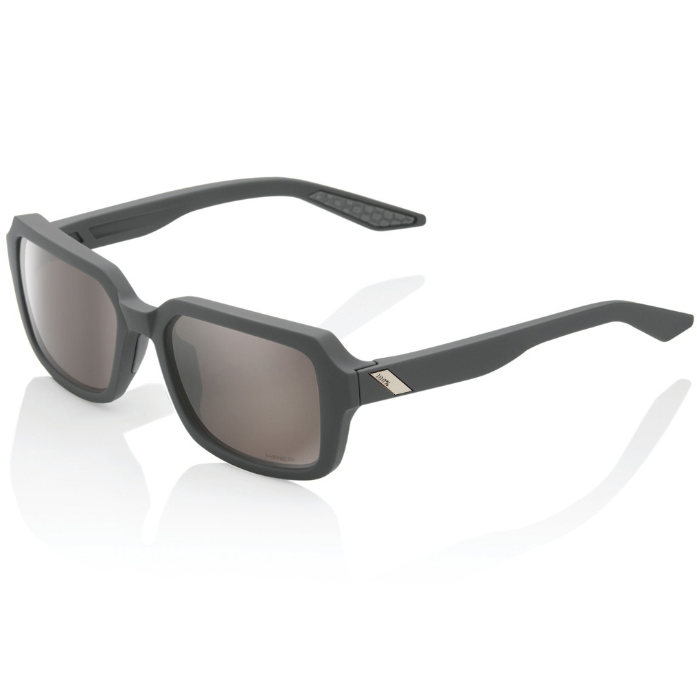 Очки Rideley из 100% хлопка - Soft Tact Cool Grey - HiPER Silver Mirror