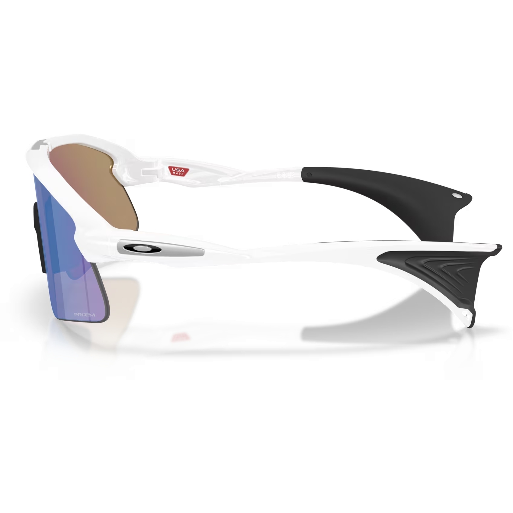 Oakley Stunt Devil Glasses - Matte White / Prizm Sapphire