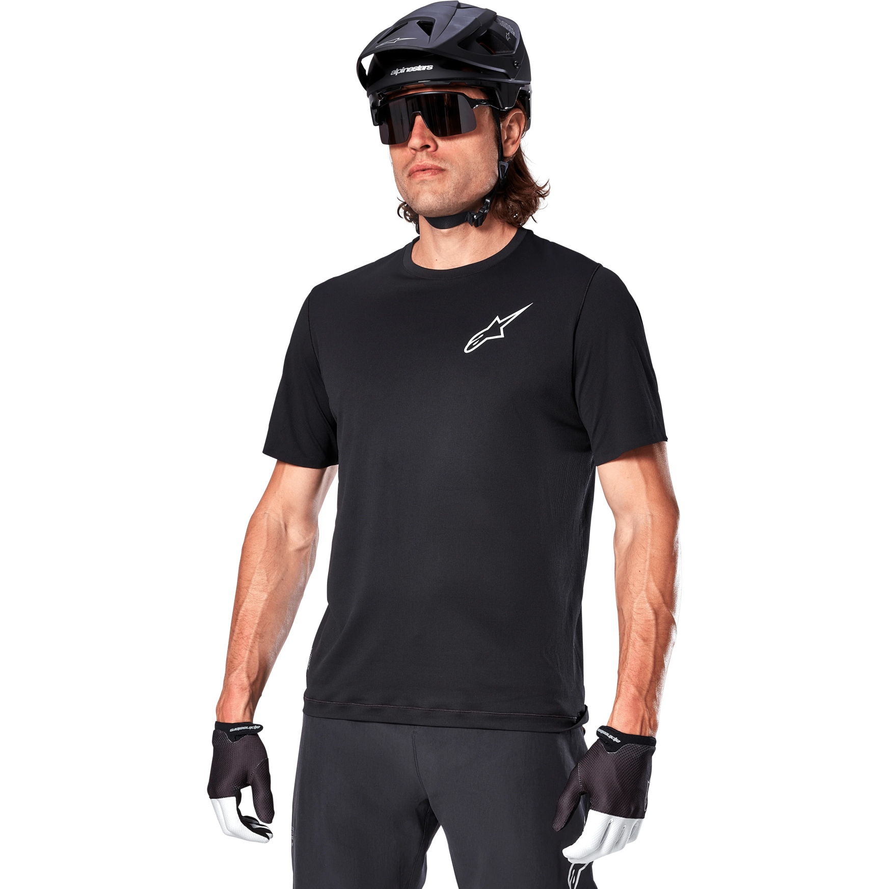 Picture of Alpinestars A-Aria Astar Short Sleeve Jersey Men - black