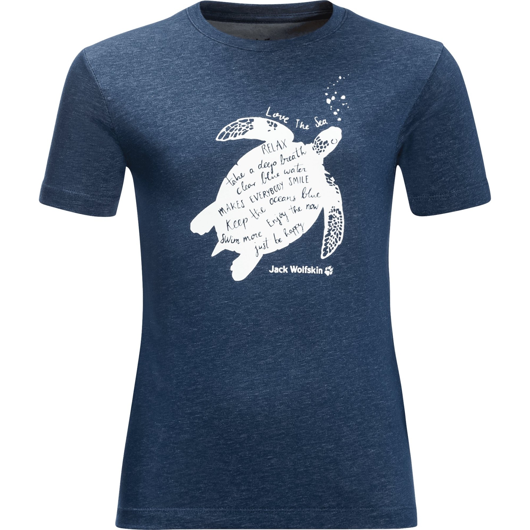 Picture of Jack Wolfskin Ocean Turtle T-Shirt Kids - dark indigo
