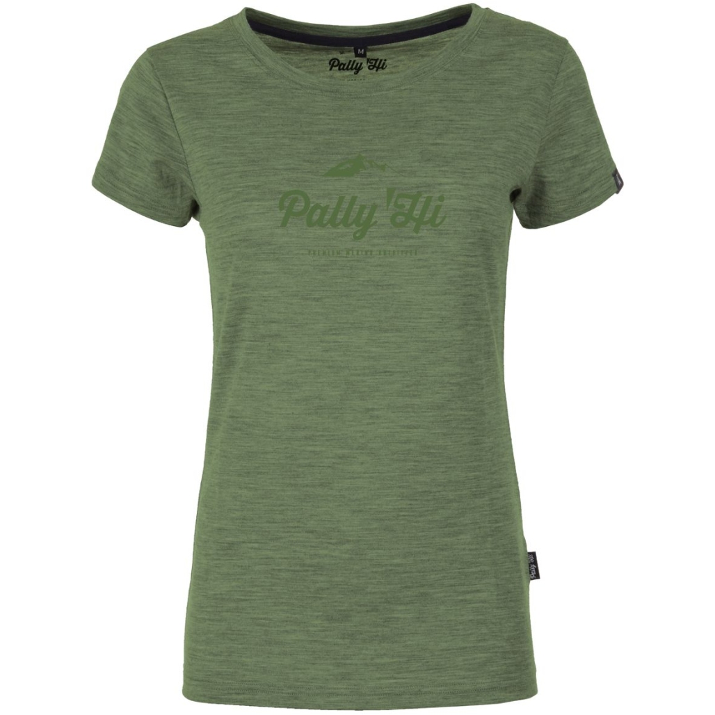 Bild von Pally'Hi Classic Peak Logo T-Shirt Damen - watermint