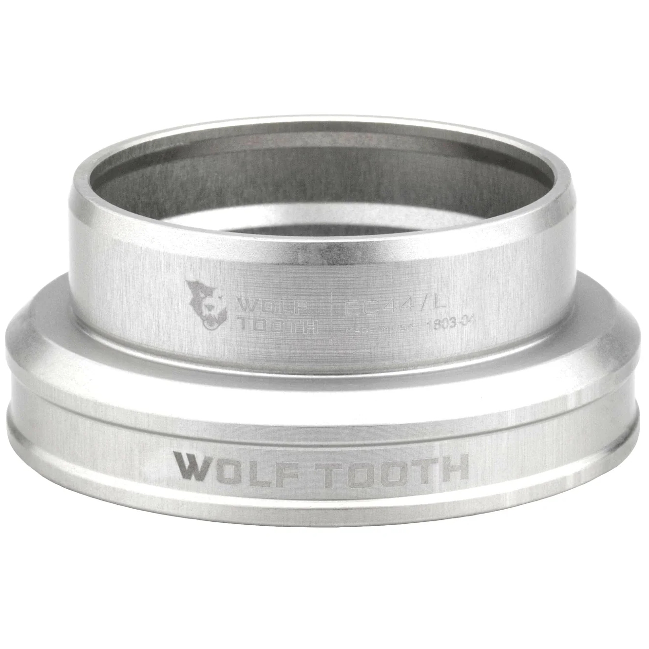 Produktbild von Wolf Tooth Premium Steuersatz - Unterteil | 1.5&quot; | EC44/40 - raw silver