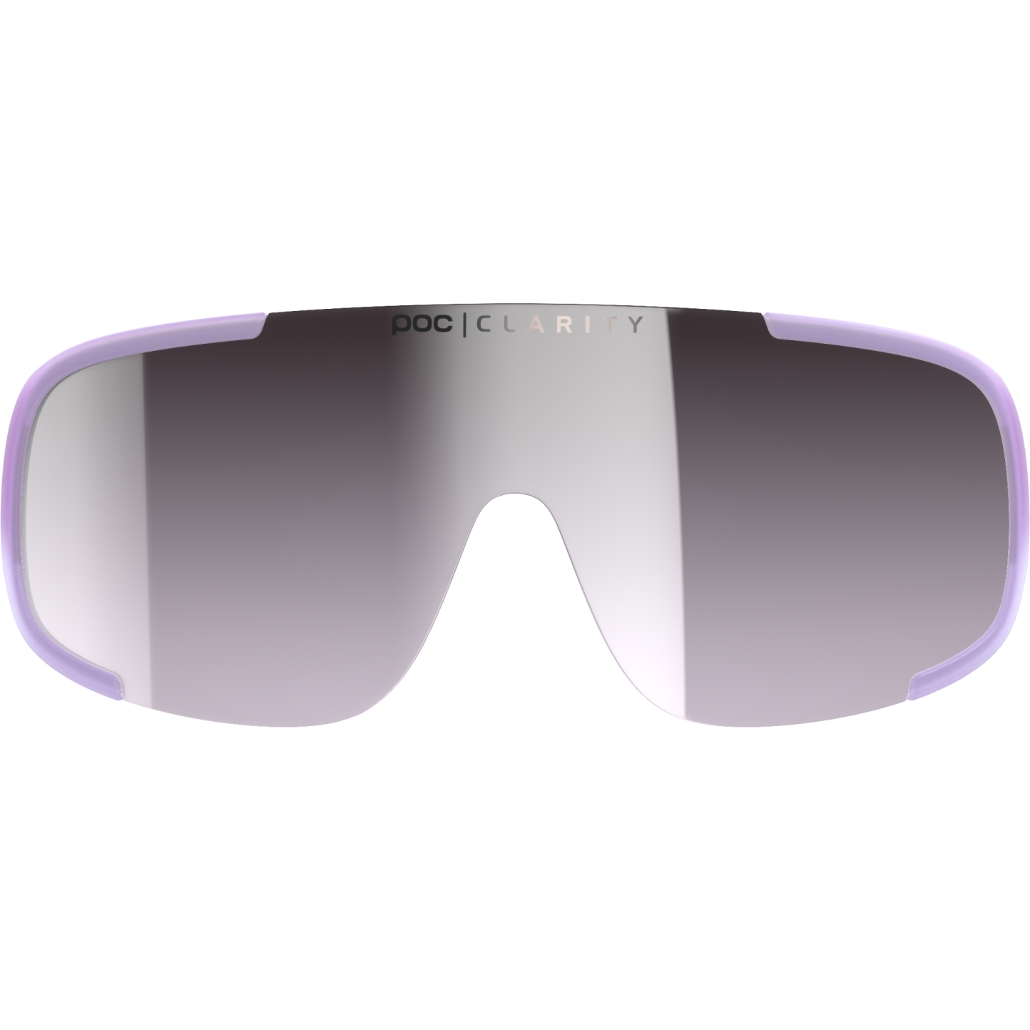 POC Aspire Mid Glasses - Mirror Lens - 1619 Purple Quartz Translucent /  Clarity Road Silver