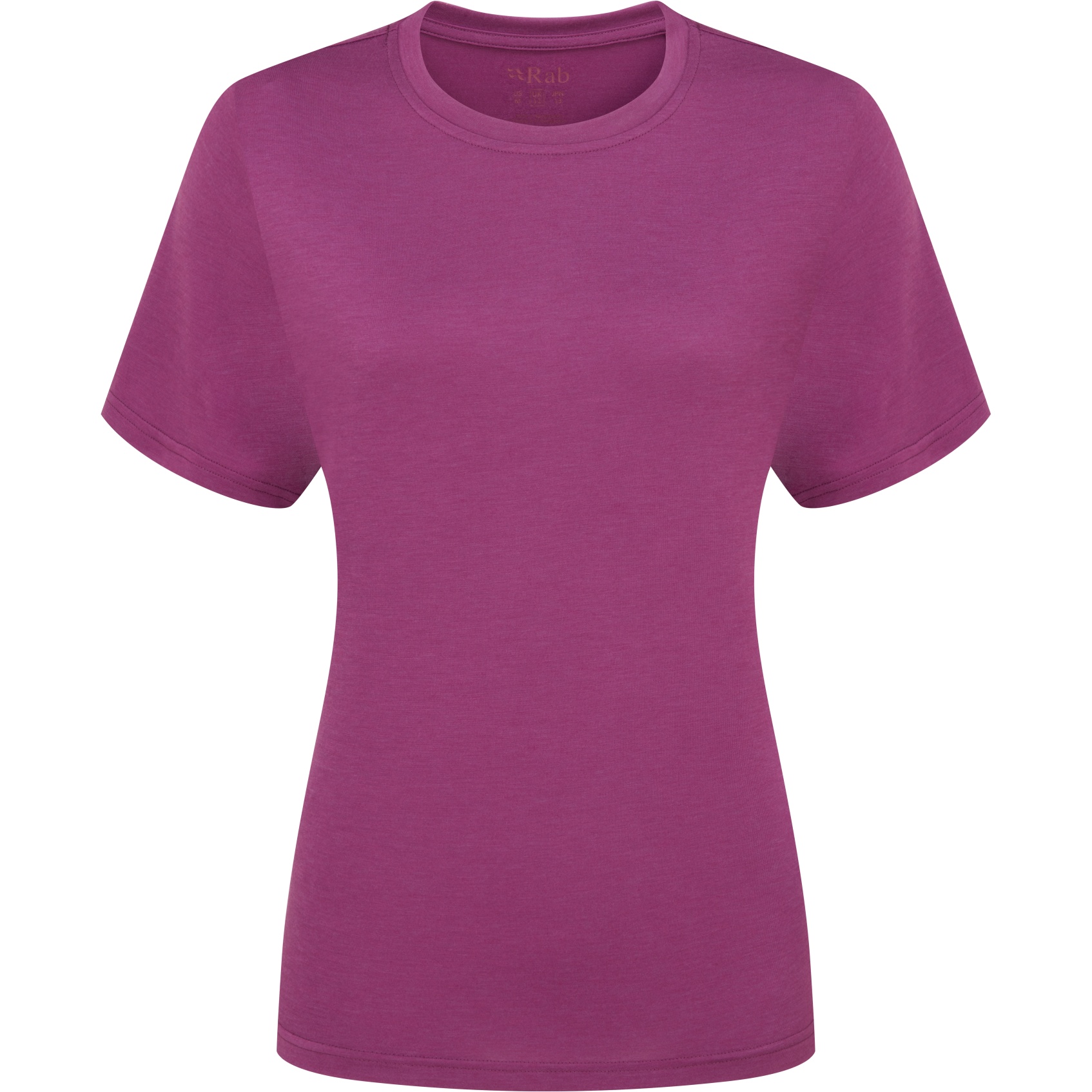 Produktbild von Rab Crimp Logo T-Shirt Damen - plum