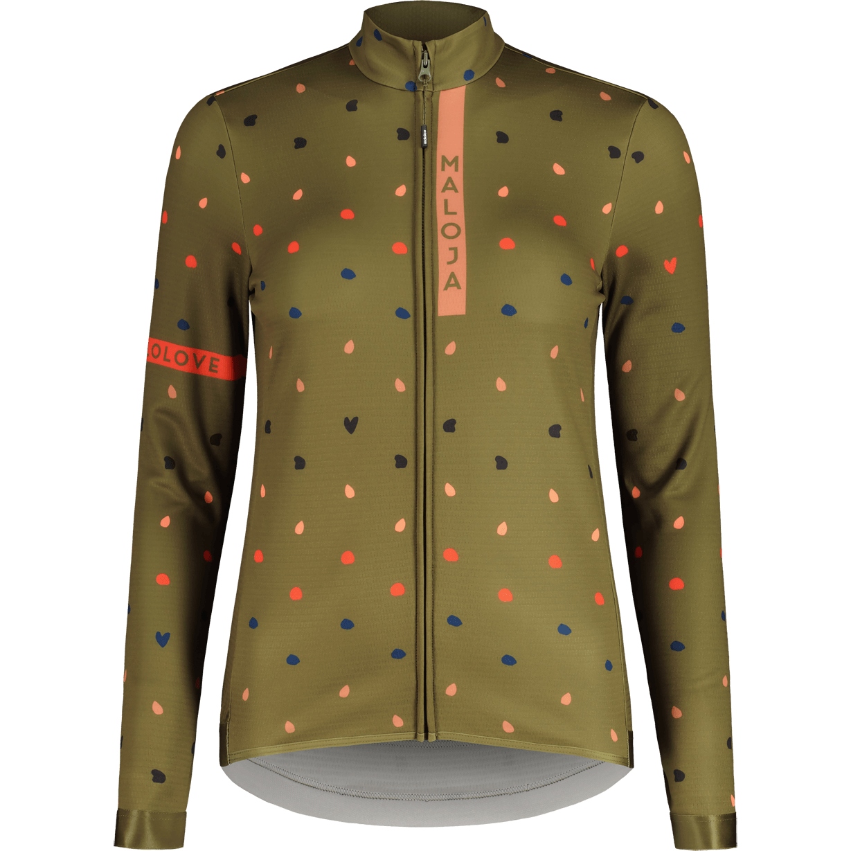 Picture of Maloja ToadstoolM. 1/1 Women&#039;s Cycle Jacket - moss dots 8706