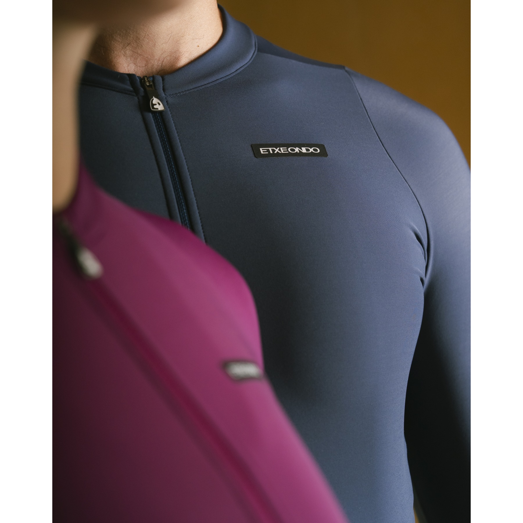 Etxeondo Alde Thermo Longsleeve Jersey Men - Navy Blue | BIKE24